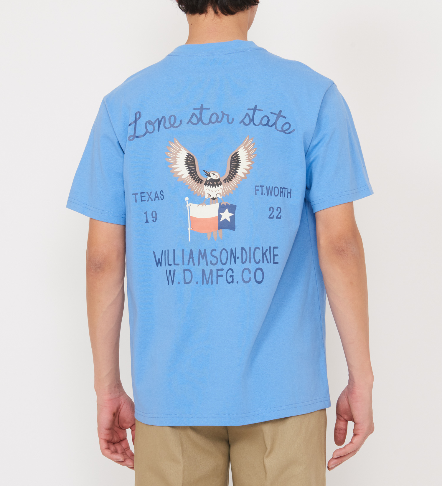 Dickies(ディッキーズ)のグラフィックTシャツ　半袖(Eagle)|トップス/Tシャツ/カットソー/メンズ|ブルー