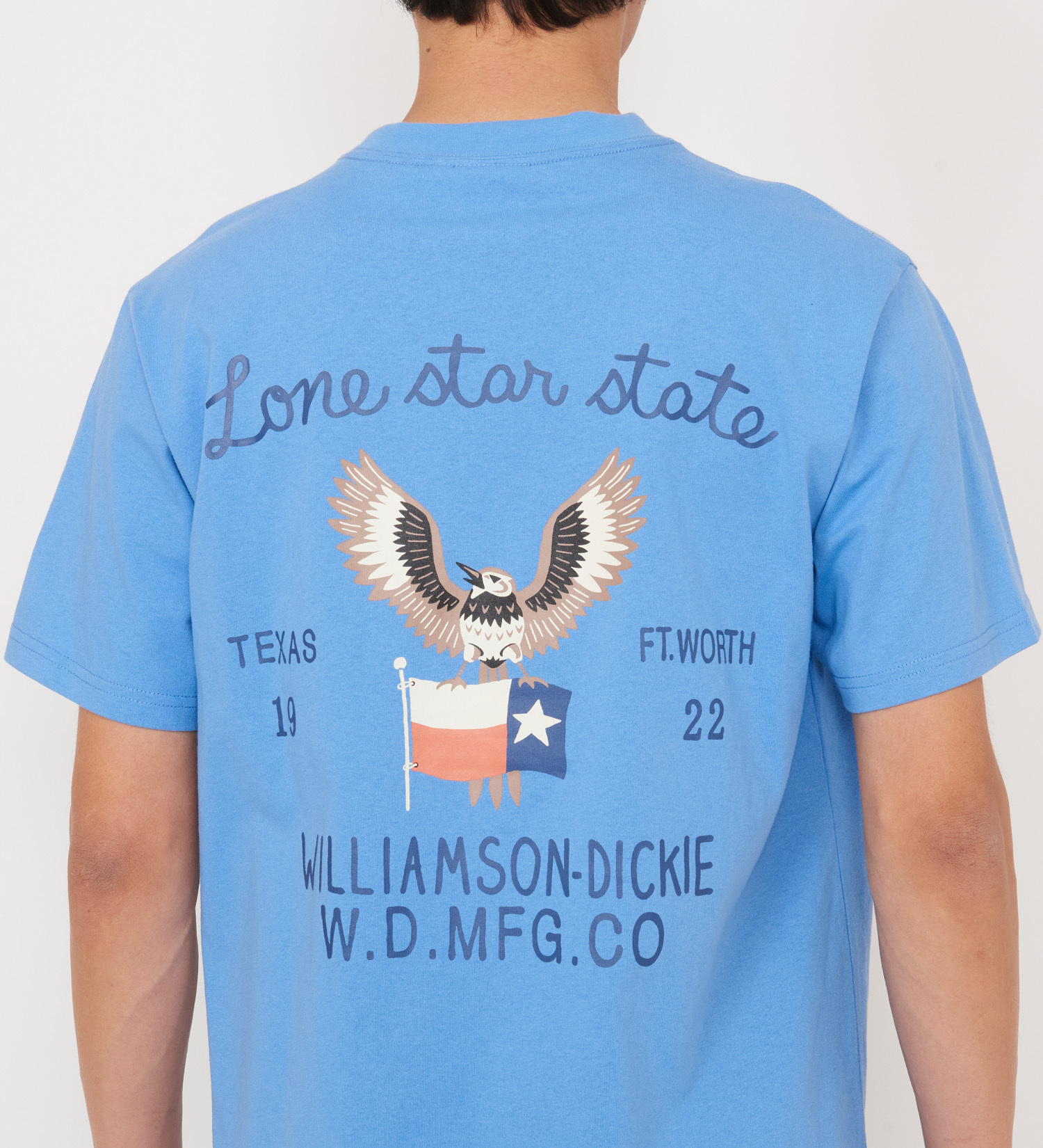 Dickies(ディッキーズ)のグラフィックTシャツ　半袖(Eagle)|トップス/Tシャツ/カットソー/メンズ|ブルー