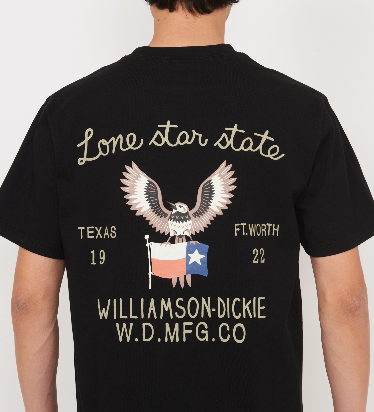 Dickies(ディッキーズ)のグラフィックTシャツ　半袖(Eagle)|トップス/Tシャツ/カットソー/メンズ|ブラック