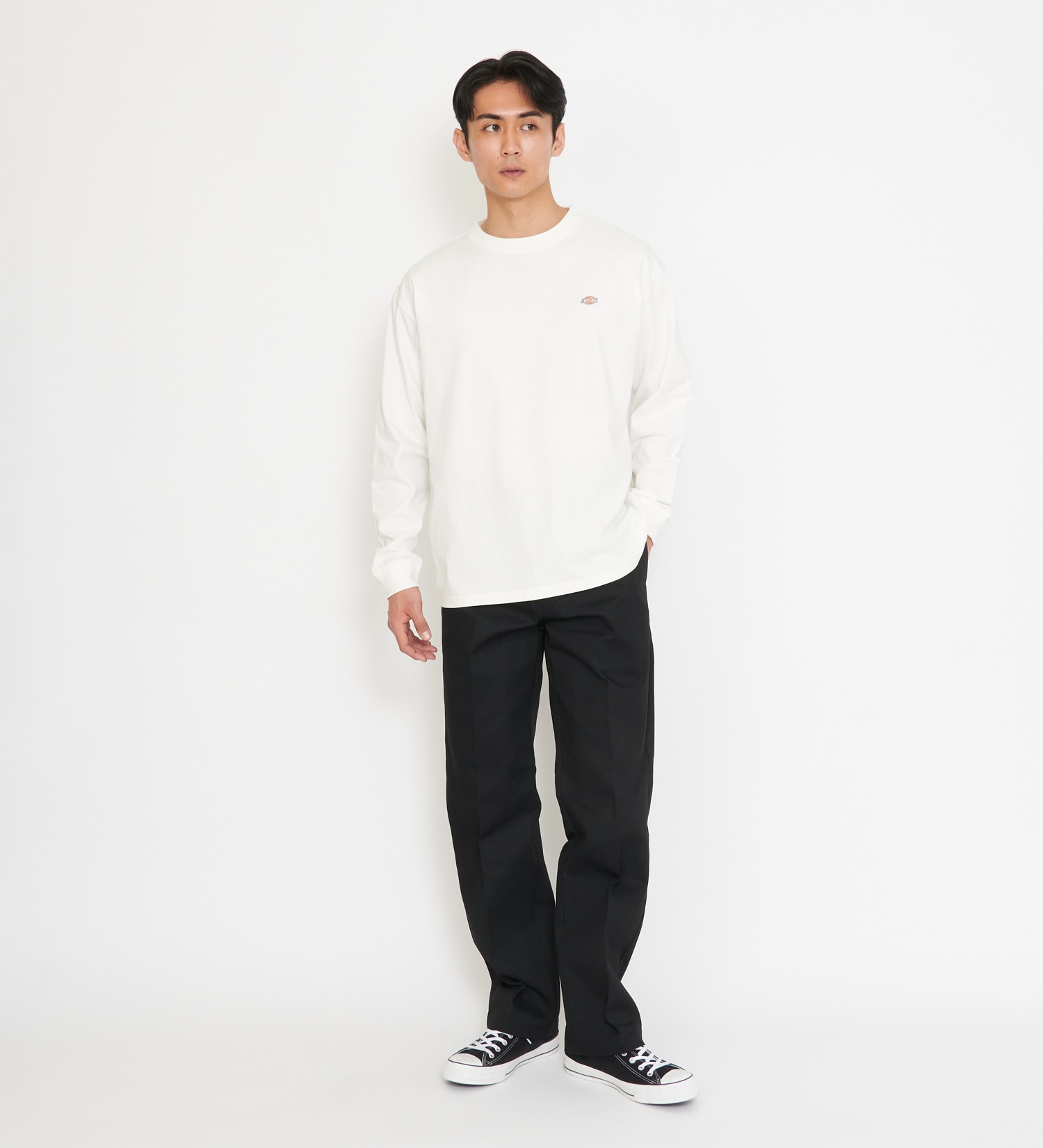 Dickies(ディッキーズ)のワッペンTシャツ 半袖|トップス/Tシャツ/カットソー/メンズ|ホワイト