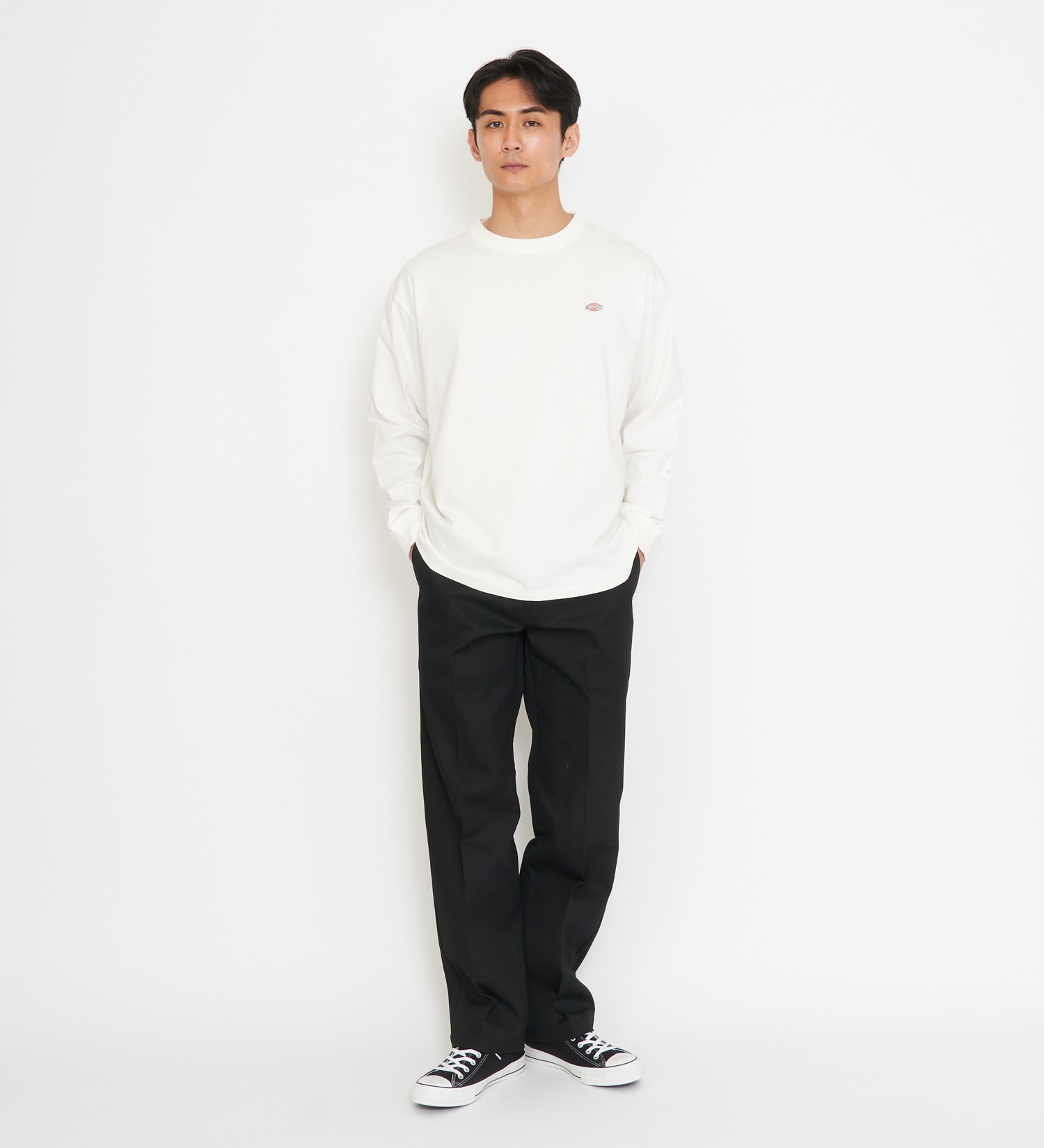 Dickies(ディッキーズ)のワッペンTシャツ 半袖|トップス/Tシャツ/カットソー/メンズ|ホワイト