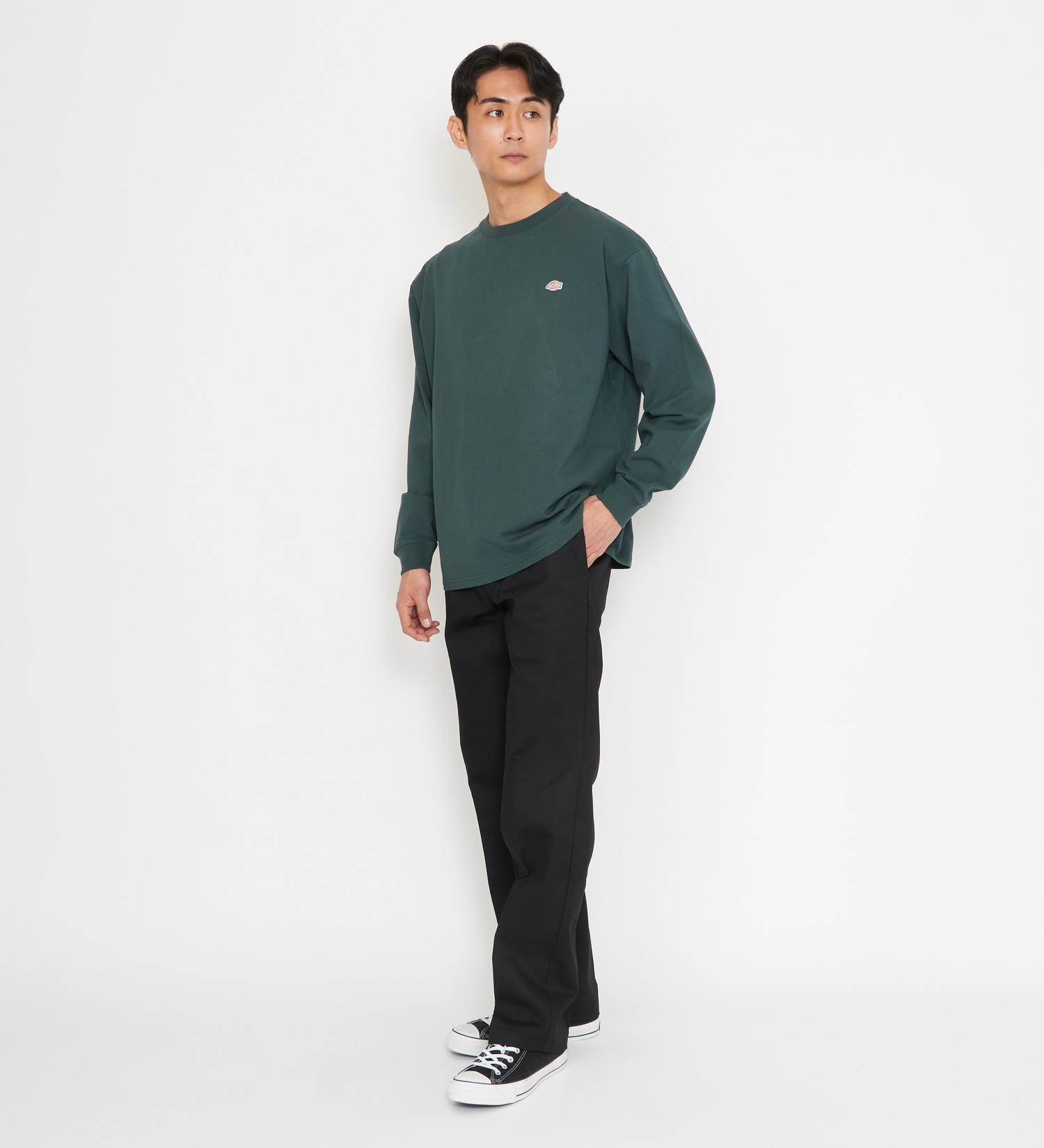 Dickies(ディッキーズ)のワッペンTシャツ 半袖|トップス/Tシャツ/カットソー/メンズ|グリーン