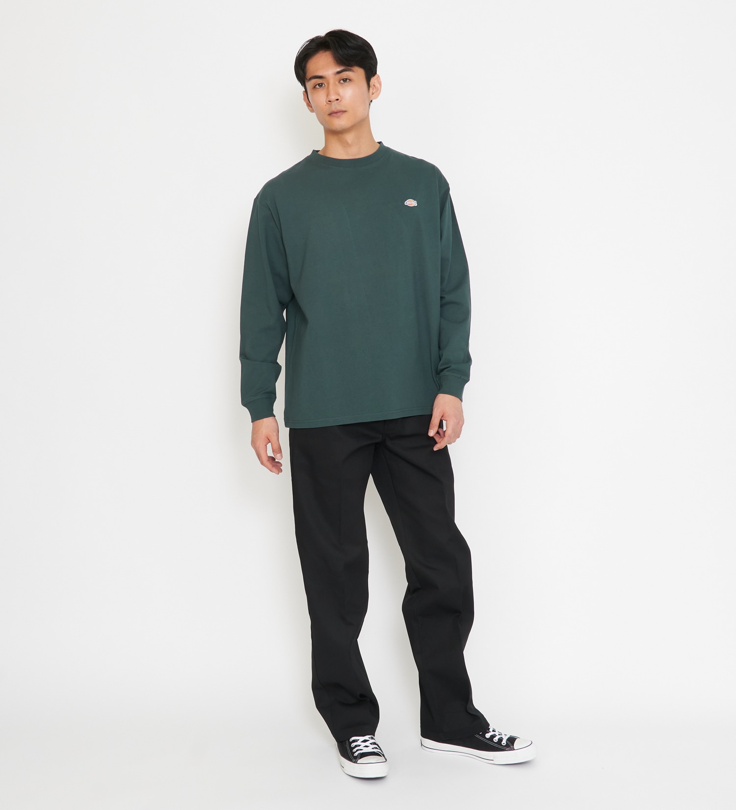 Dickies(ディッキーズ)のワッペンTシャツ 半袖|トップス/Tシャツ/カットソー/メンズ|グリーン