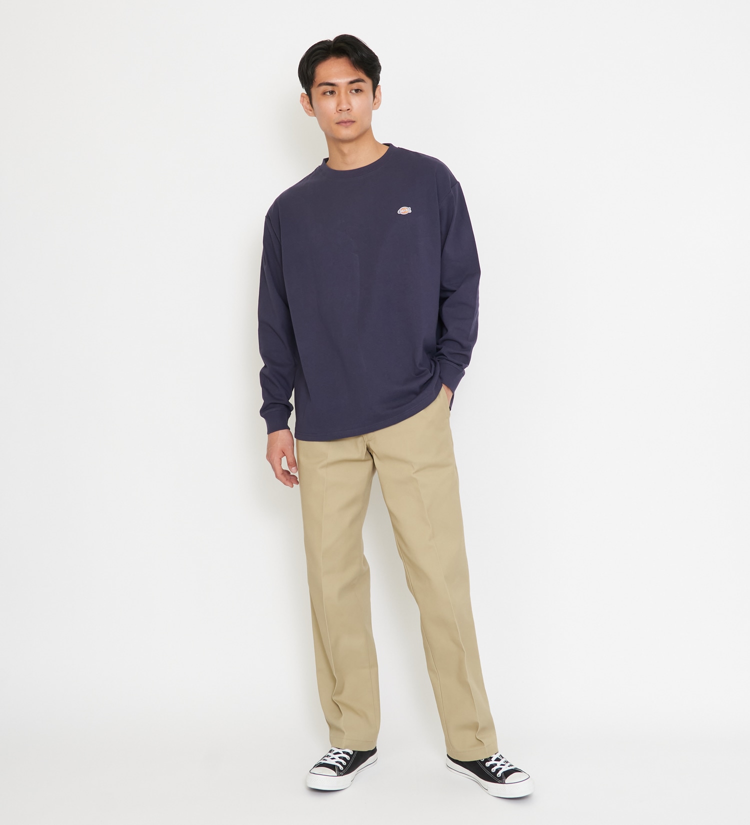 Dickies(ディッキーズ)のワッペンTシャツ 半袖|トップス/Tシャツ/カットソー/メンズ|ブルー