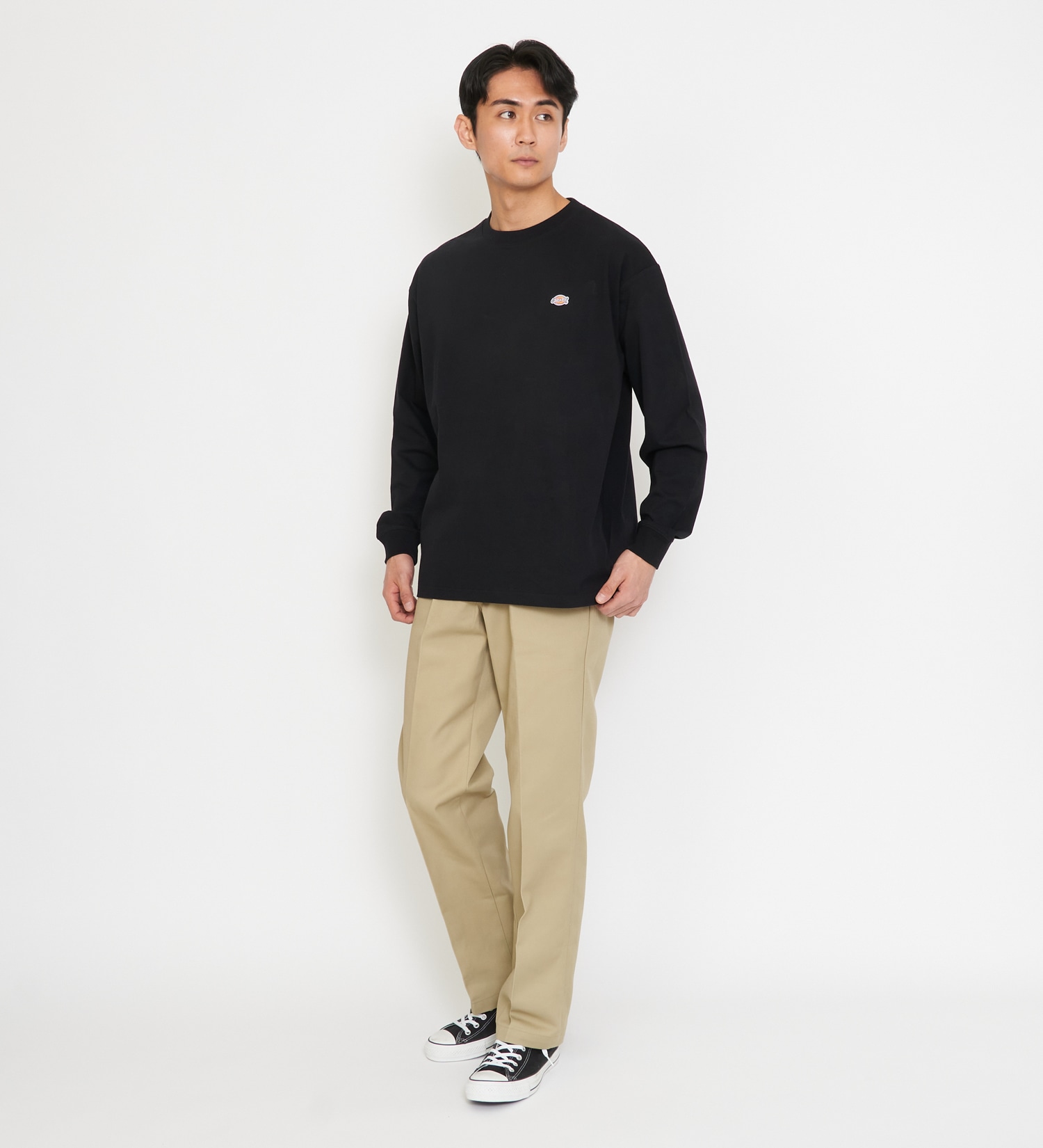 Dickies(ディッキーズ)のワッペンTシャツ 半袖|トップス/Tシャツ/カットソー/メンズ|ブラック