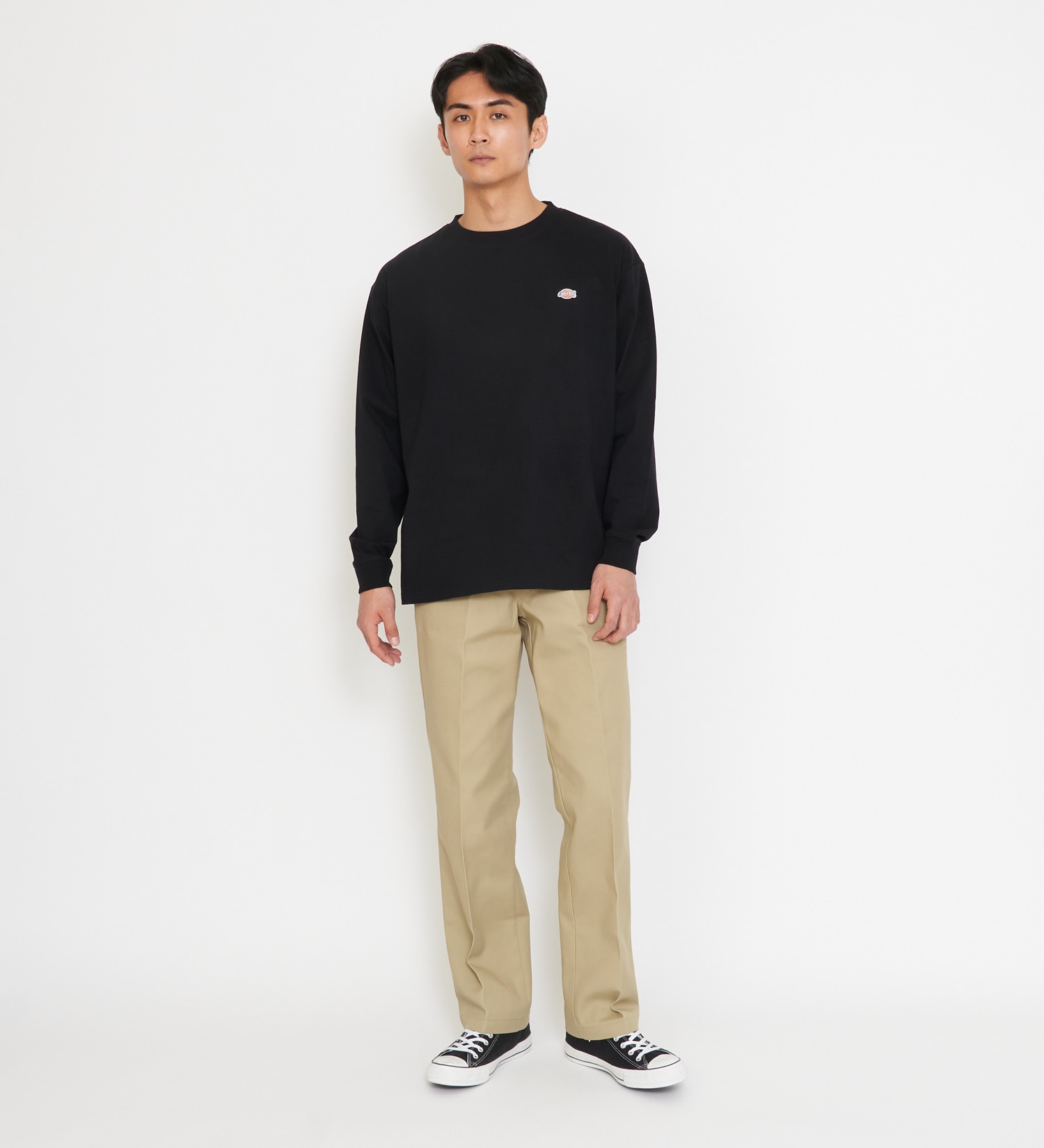 Dickies(ディッキーズ)のワッペンTシャツ 半袖|トップス/Tシャツ/カットソー/メンズ|ブラック