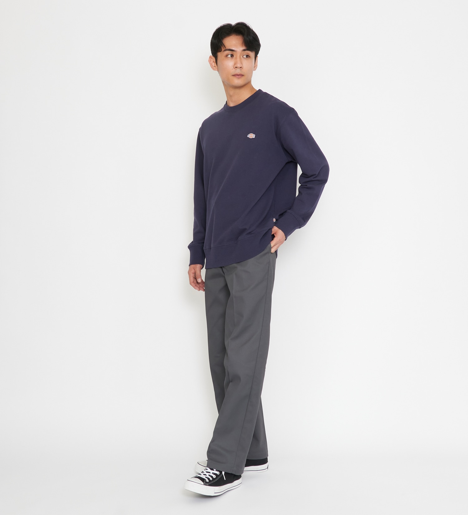 Dickies(ディッキーズ)のワッペンクルーネック スウェット|トップス/スウェット/メンズ|ネイビー