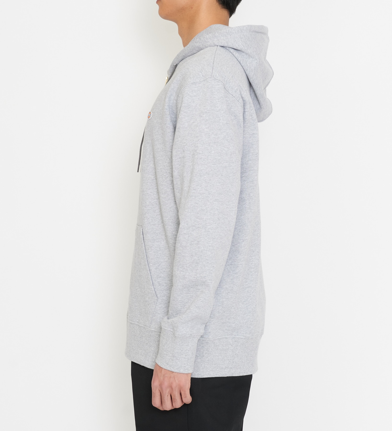 Dickies(ディッキーズ)のワッペンジップアップパーカー|トップス/パーカー/メンズ|ヘザ－グレー