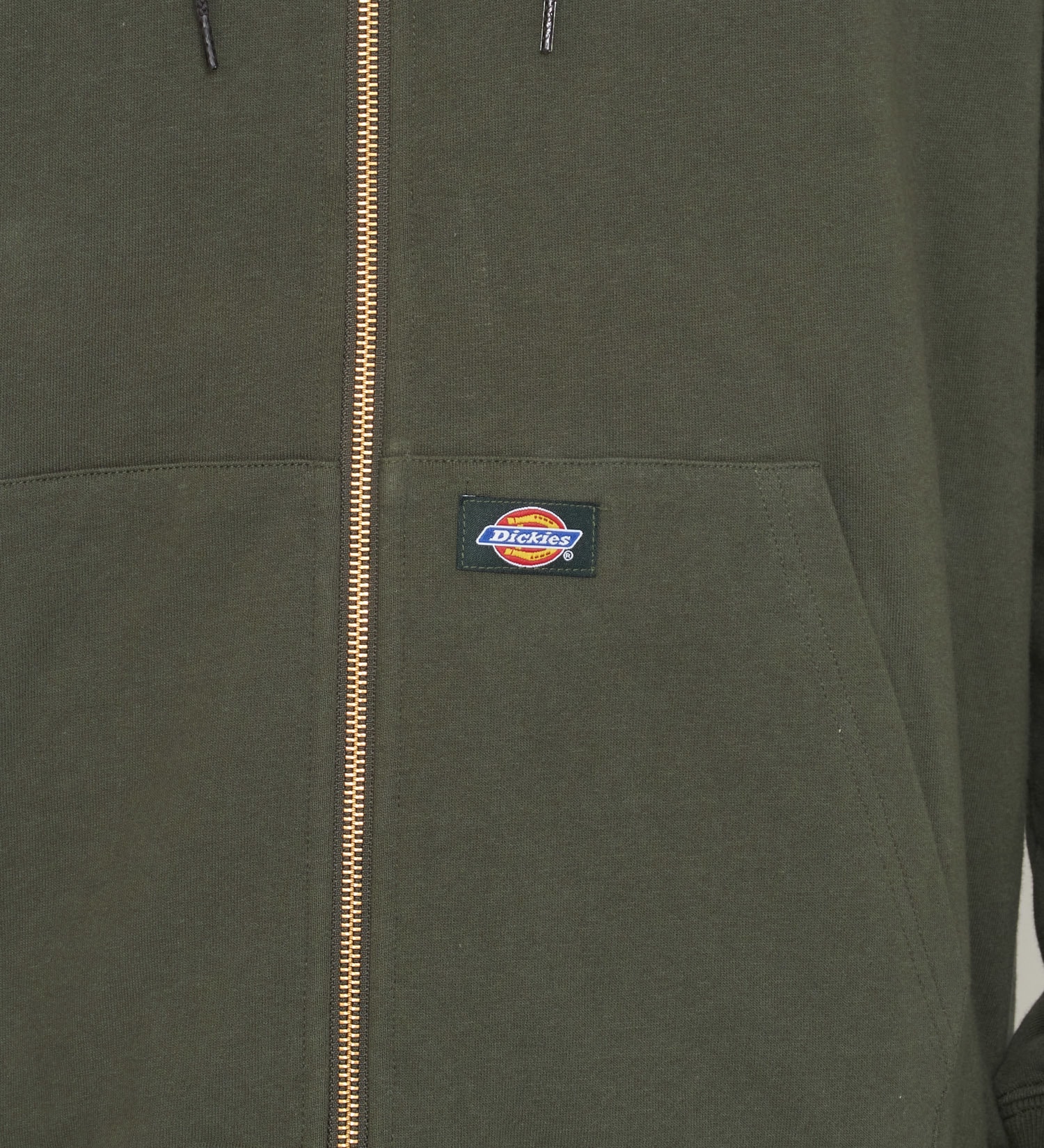 Dickies(ディッキーズ)のワッペンジップアップパーカー|トップス/パーカー/メンズ|オリーブ
