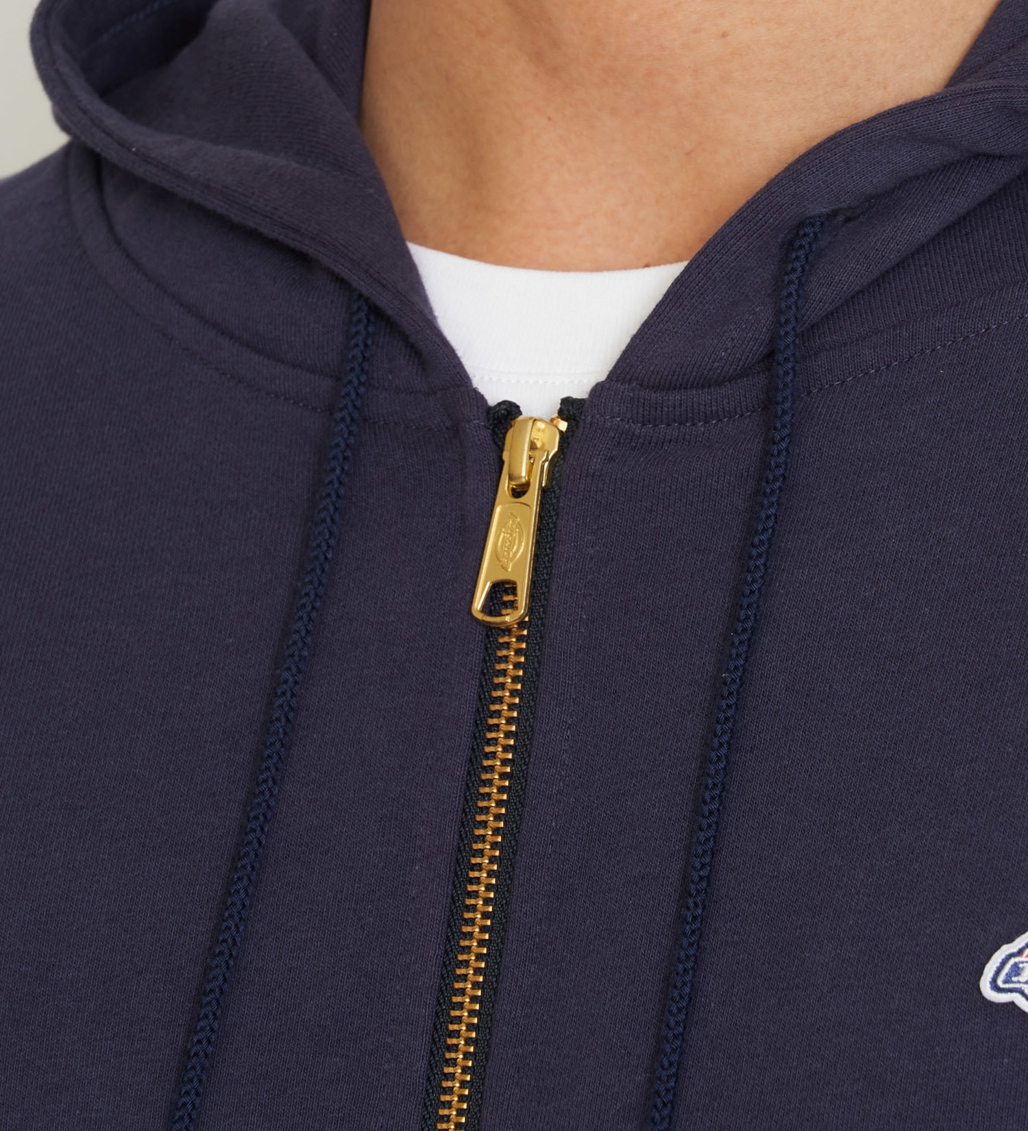 Dickies(ディッキーズ)のワッペンジップアップパーカー|トップス/パーカー/メンズ|ネイビー