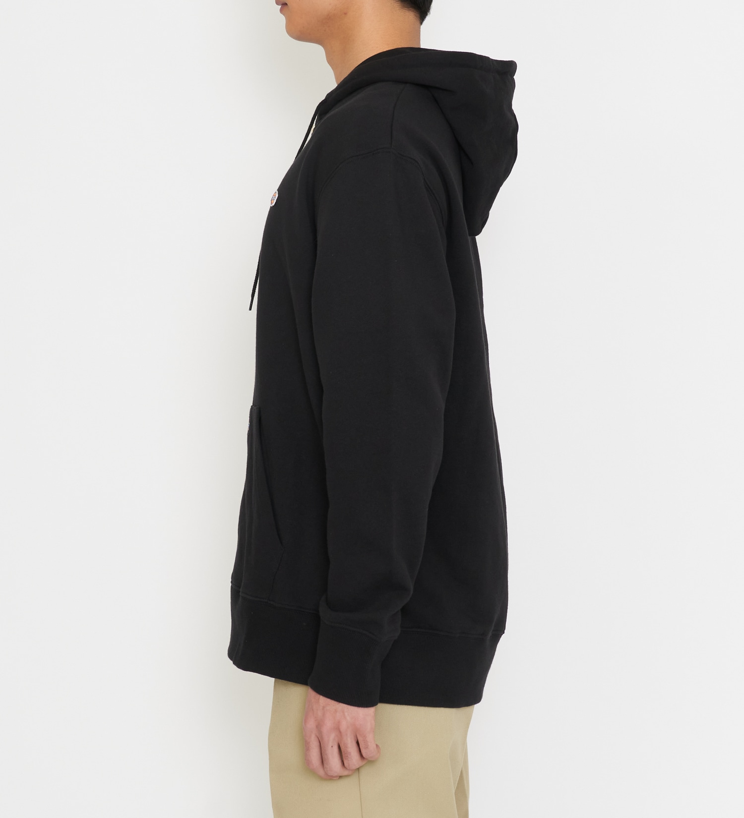 Dickies(ディッキーズ)のワッペンジップアップパーカー|トップス/パーカー/メンズ|ブラック