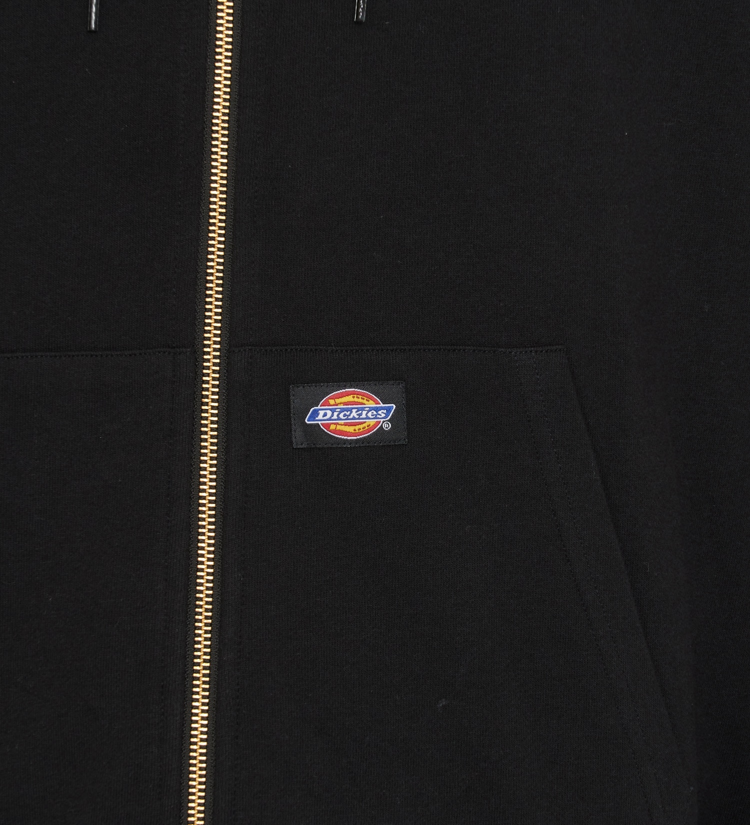 Dickies(ディッキーズ)のワッペンジップアップパーカー|トップス/パーカー/メンズ|ブラック