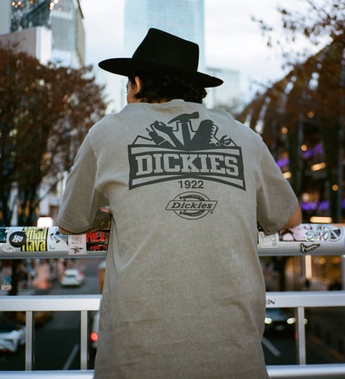 【Dickies xYamanobe Bros】WORKプリントTシャツ 半袖