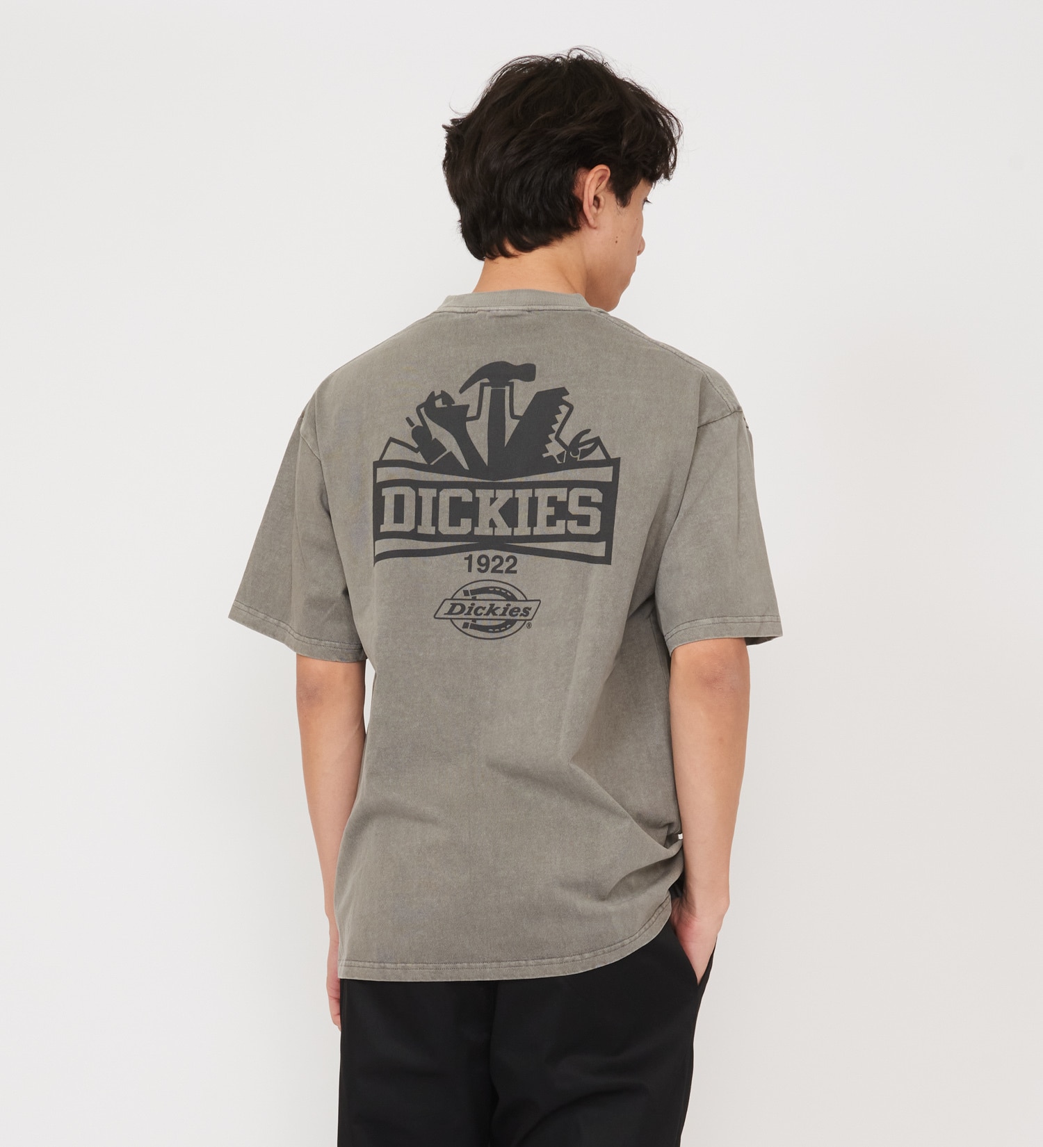 Dickies(ディッキーズ)の【Dickies xYamanobe Bros】WORKプリントTシャツ 半袖|トップス/Tシャツ/カットソー/メンズ|ライトグレー