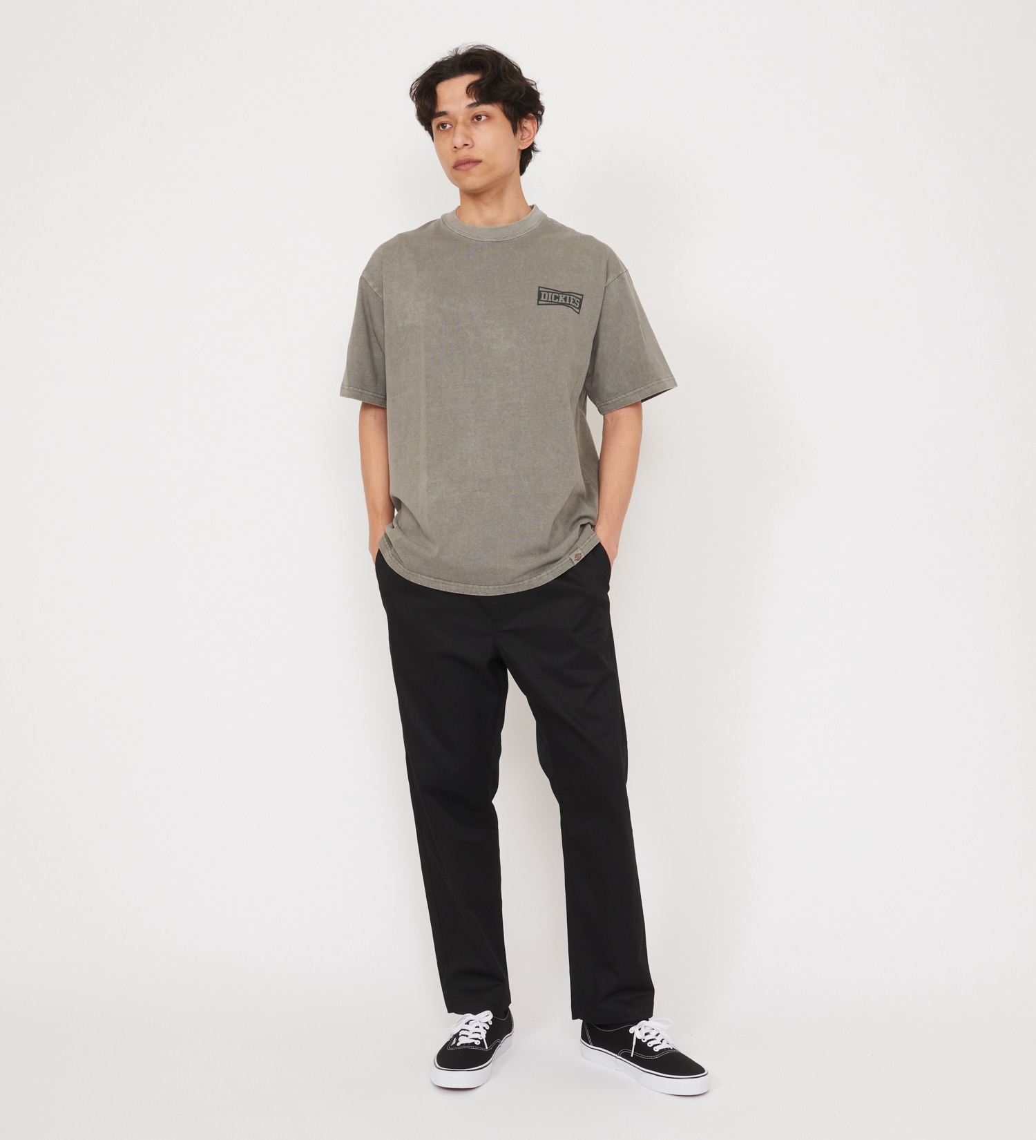 Dickies(ディッキーズ)の【Dickies xYamanobe Bros】WORKプリントTシャツ 半袖|トップス/Tシャツ/カットソー/メンズ|ライトグレー