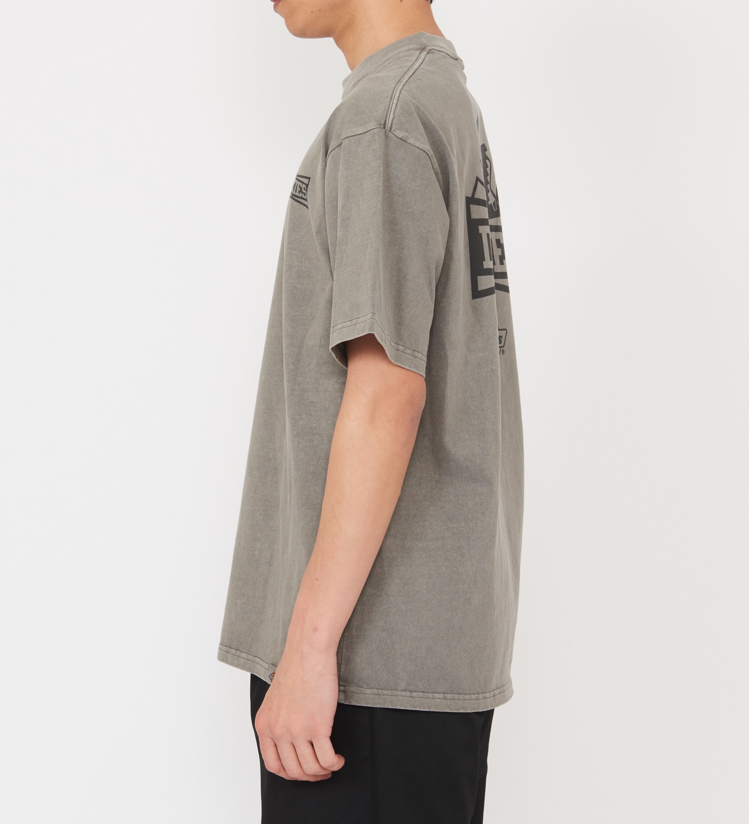 Dickies(ディッキーズ)の【Dickies xYamanobe Bros】WORKプリントTシャツ 半袖|トップス/Tシャツ/カットソー/メンズ|ライトグレー
