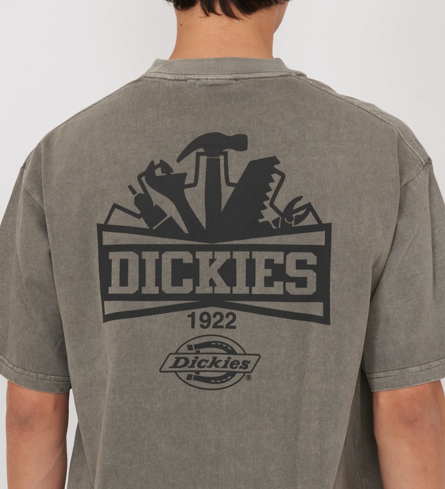 Dickies(ディッキーズ)の【Dickies xYamanobe Bros】WORKプリントTシャツ 半袖|トップス/Tシャツ/カットソー/メンズ|ライトグレー