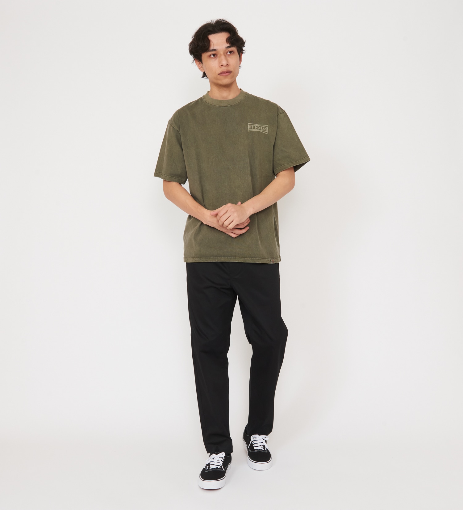 Dickies(ディッキーズ)の【Dickies xYamanobe Bros】WORKプリントTシャツ 半袖|トップス/Tシャツ/カットソー/メンズ|オリーブ