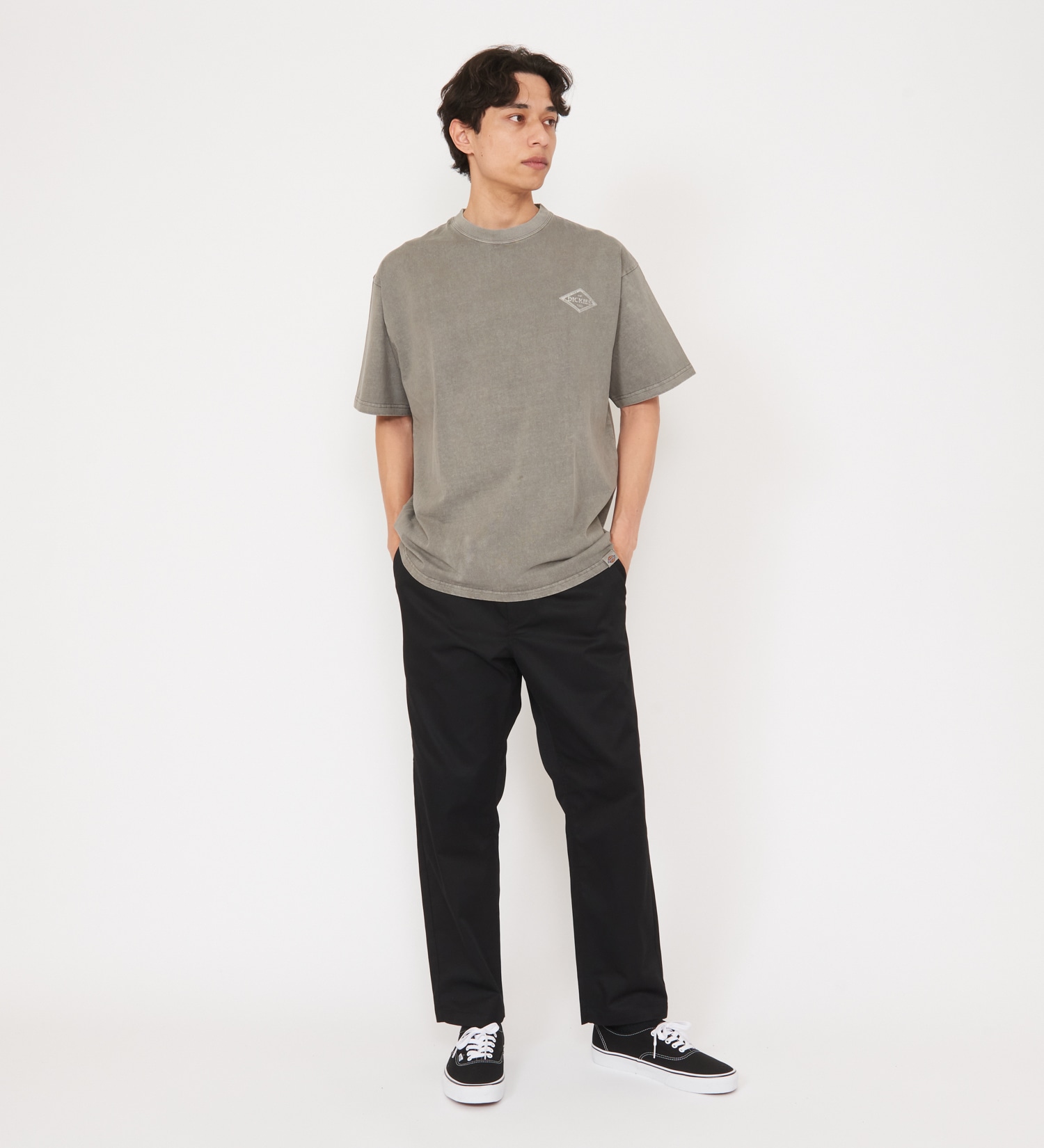 Dickies(ディッキーズ)の【Dickies xYamanobe Bros】AMERICAN プリントTシャツ 半袖|トップス/Tシャツ/カットソー/メンズ|ライトグレー