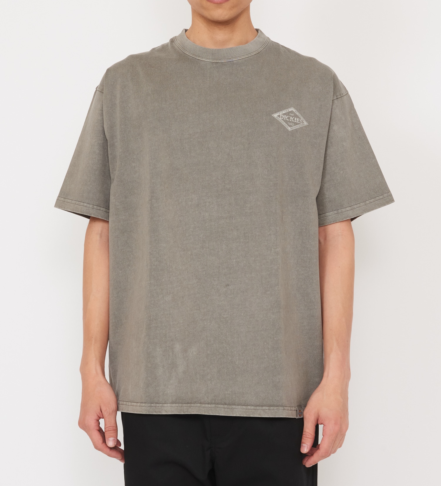 Dickies(ディッキーズ)の【Dickies xYamanobe Bros】AMERICAN プリントTシャツ 半袖|トップス/Tシャツ/カットソー/メンズ|ライトグレー