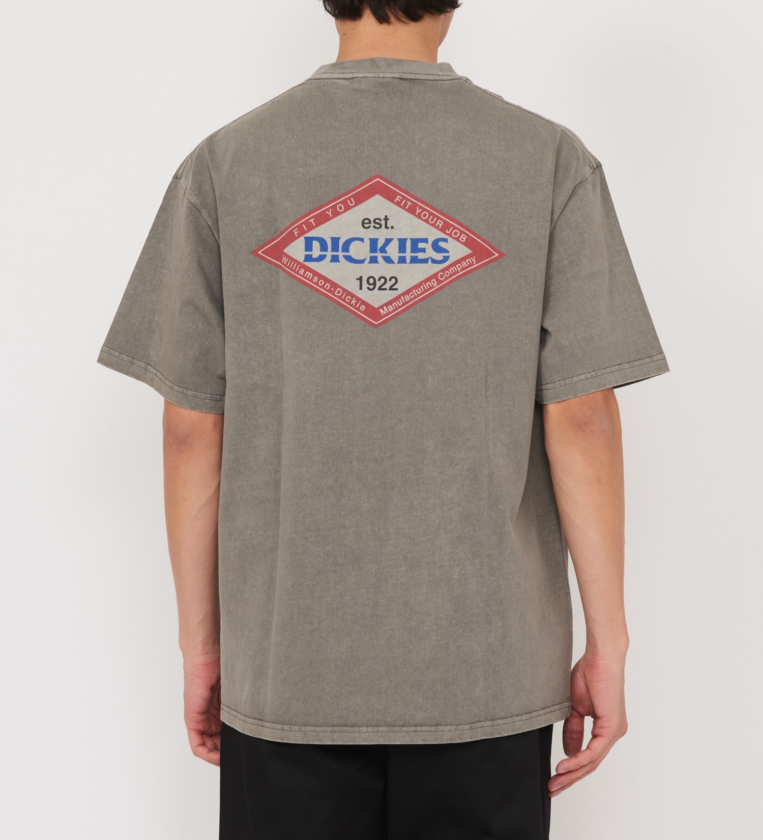 Dickies(ディッキーズ)の【Dickies xYamanobe Bros】AMERICAN プリントTシャツ 半袖|トップス/Tシャツ/カットソー/メンズ|ライトグレー