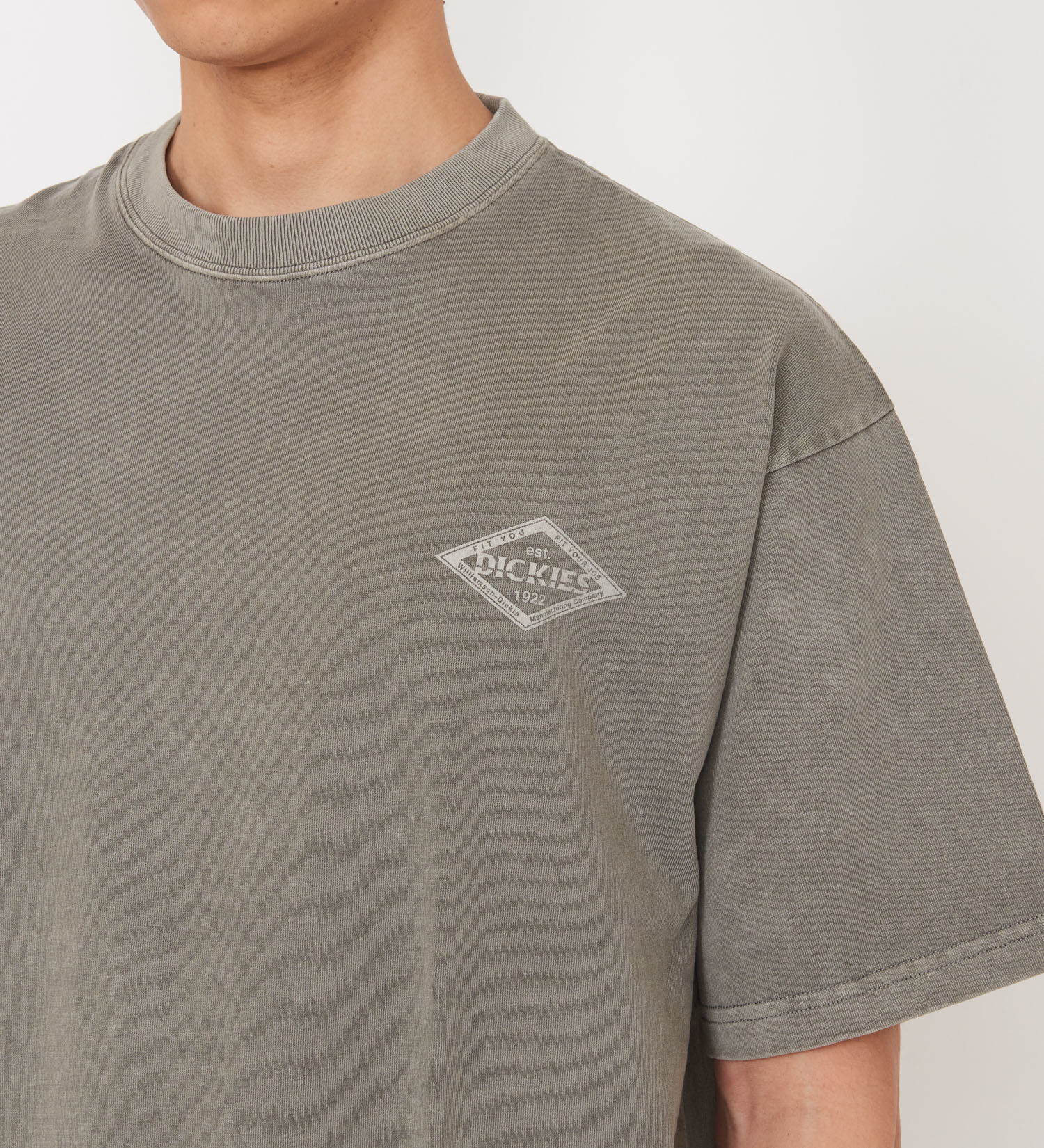 Dickies(ディッキーズ)の【Dickies xYamanobe Bros】AMERICAN プリントTシャツ 半袖|トップス/Tシャツ/カットソー/メンズ|ライトグレー