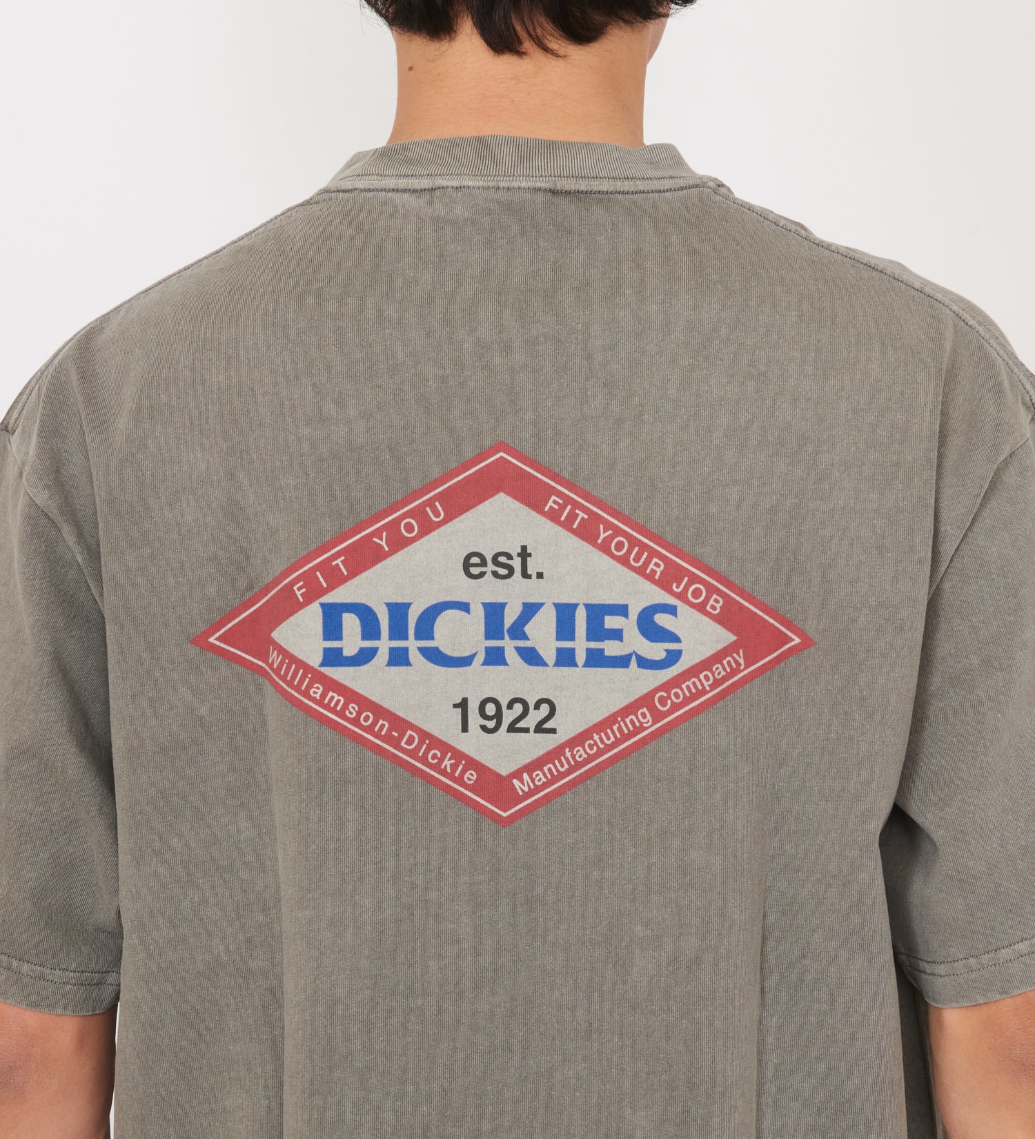 Dickies(ディッキーズ)の【Dickies xYamanobe Bros】AMERICAN プリントTシャツ 半袖|トップス/Tシャツ/カットソー/メンズ|ライトグレー