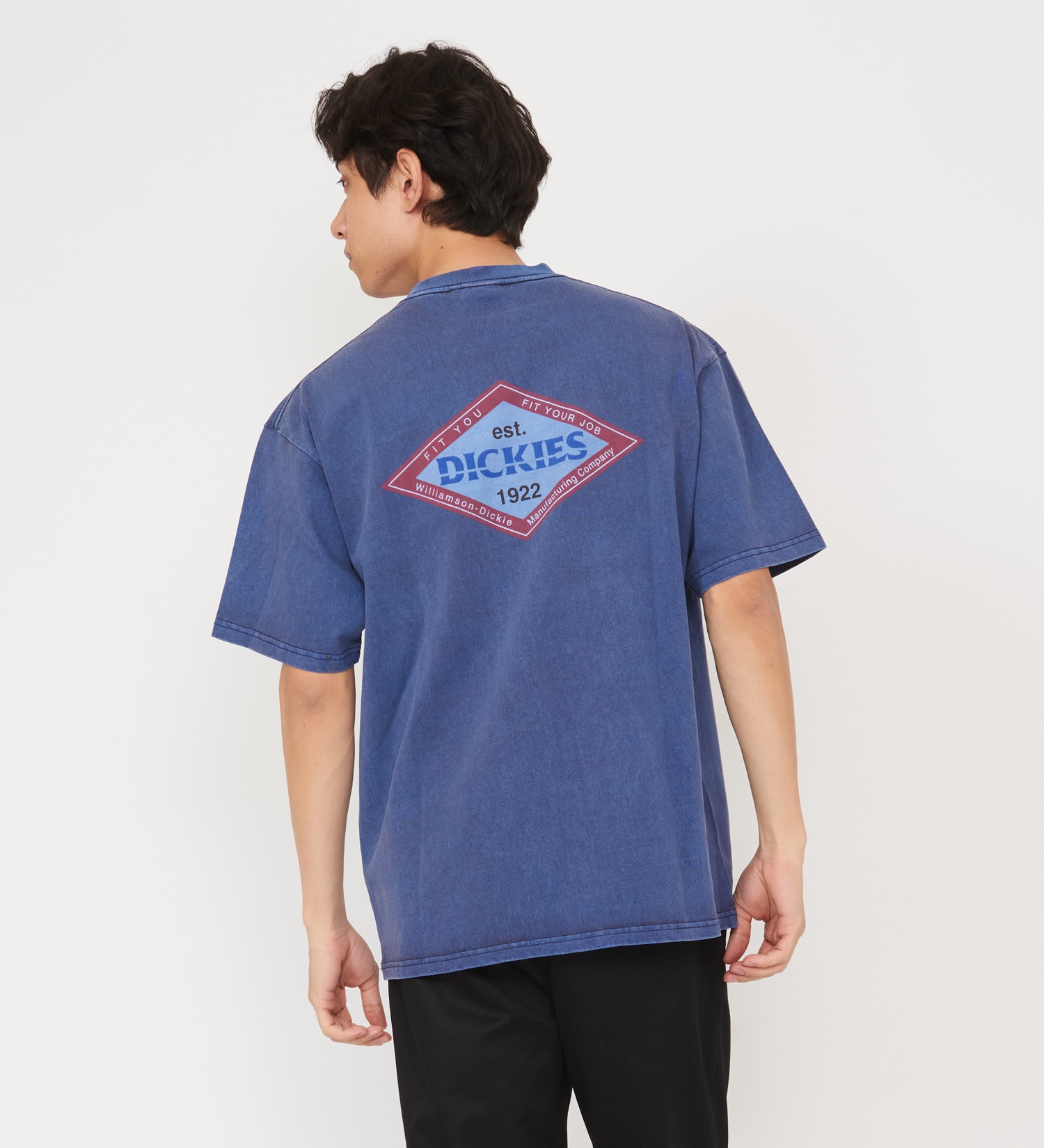Dickies(ディッキーズ)の【Dickies xYamanobe Bros】AMERICAN プリントTシャツ 半袖|トップス/Tシャツ/カットソー/メンズ|ネイビー