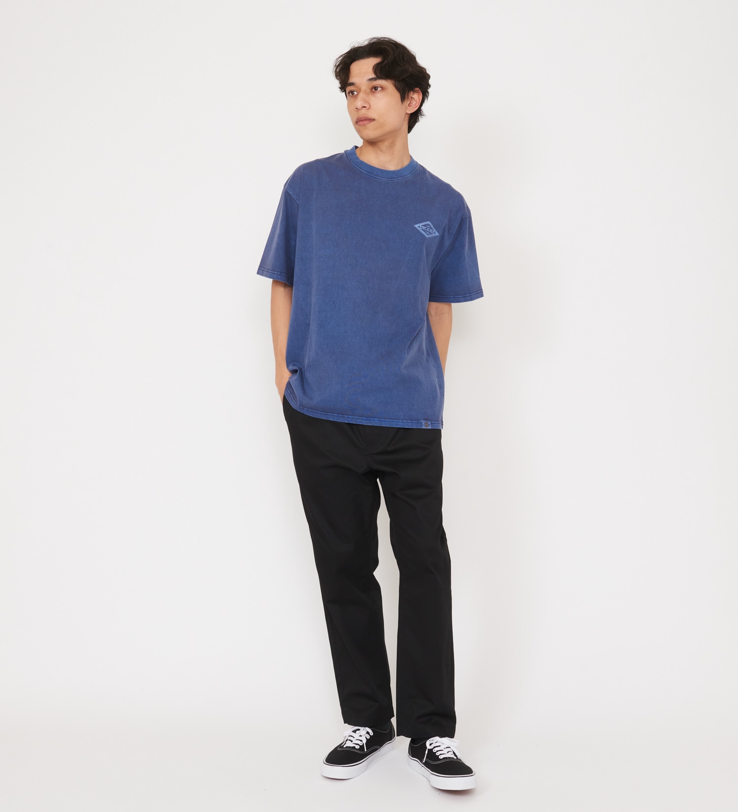 Dickies(ディッキーズ)の【Dickies xYamanobe Bros】AMERICAN プリントTシャツ 半袖|トップス/Tシャツ/カットソー/メンズ|ネイビー