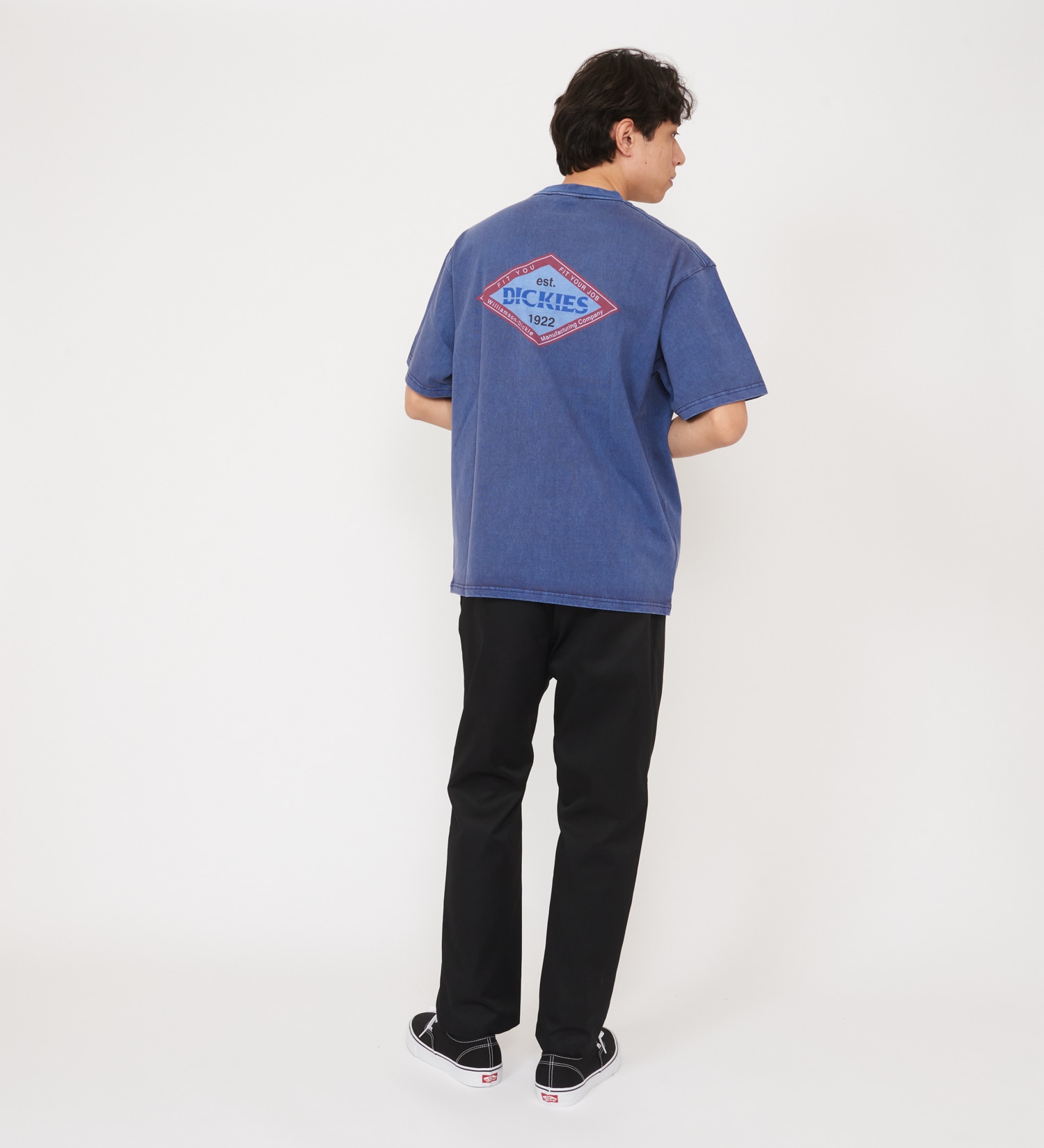 Dickies(ディッキーズ)の【Dickies xYamanobe Bros】AMERICAN プリントTシャツ 半袖|トップス/Tシャツ/カットソー/メンズ|ネイビー