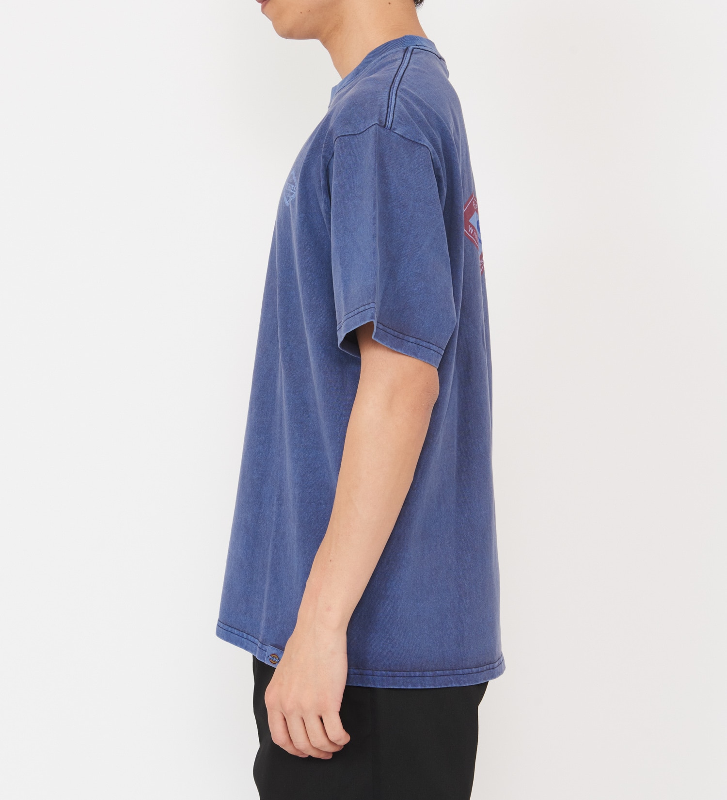 Dickies(ディッキーズ)の【Dickies xYamanobe Bros】AMERICAN プリントTシャツ 半袖|トップス/Tシャツ/カットソー/メンズ|ネイビー