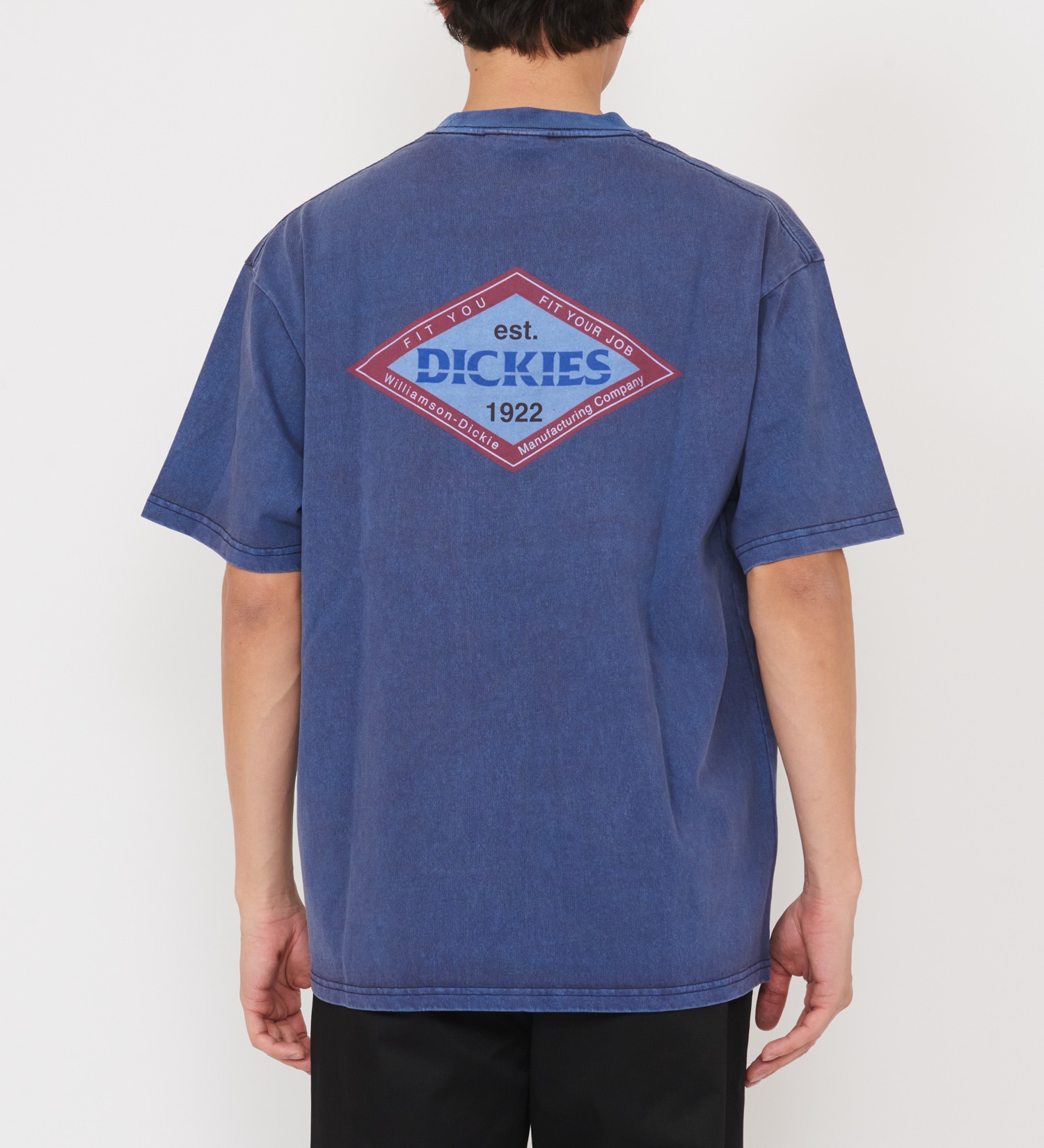Dickies(ディッキーズ)の【Dickies xYamanobe Bros】AMERICAN プリントTシャツ 半袖|トップス/Tシャツ/カットソー/メンズ|ネイビー