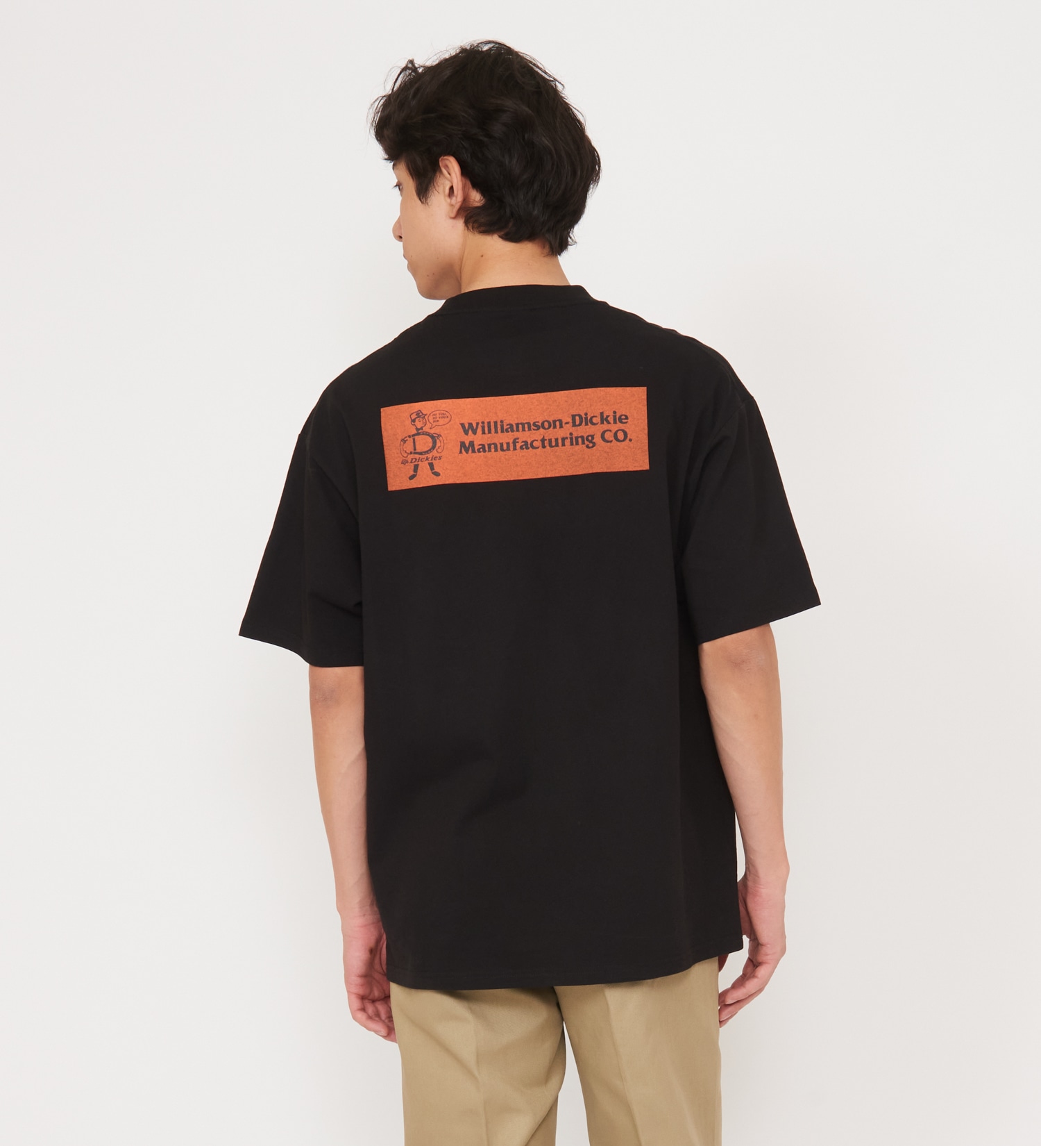 Dickies(ディッキーズ)の【Dickies xYamanobe Bros】MANUFACTURINGプリントTシャツ 半袖|トップス/Tシャツ/カットソー/メンズ|ブラック