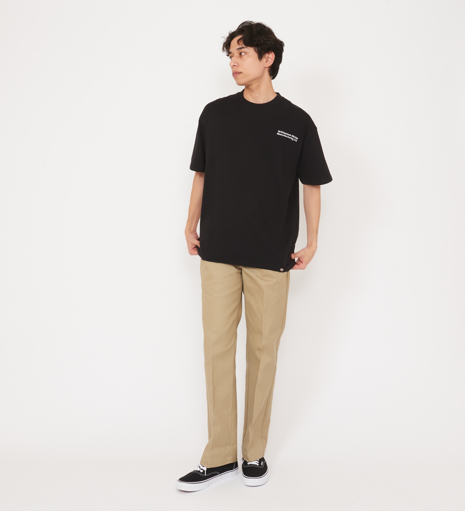 Dickies(ディッキーズ)の【Dickies xYamanobe Bros】MANUFACTURINGプリントTシャツ 半袖|トップス/Tシャツ/カットソー/メンズ|ブラック