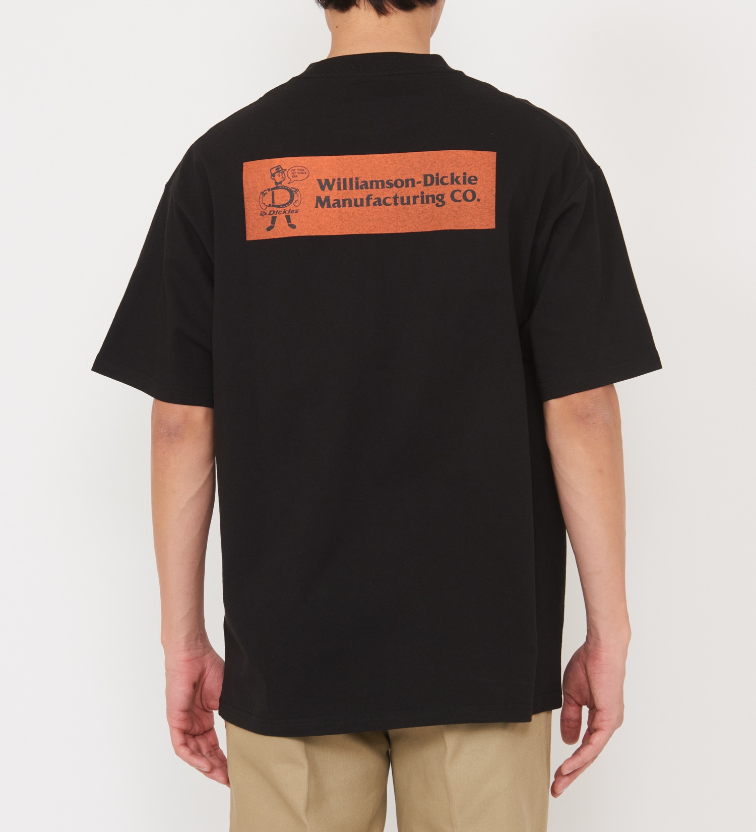 Dickies(ディッキーズ)の【Dickies xYamanobe Bros】MANUFACTURINGプリントTシャツ 半袖|トップス/Tシャツ/カットソー/メンズ|ブラック
