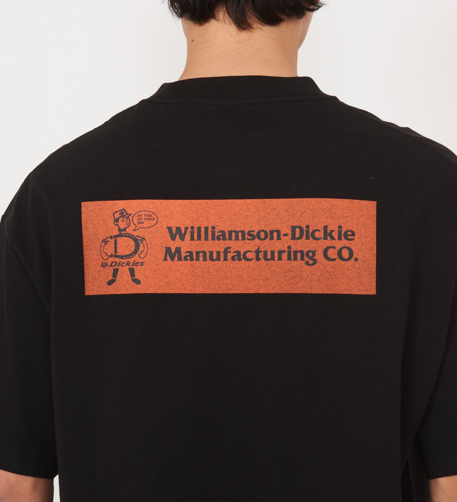 Dickies(ディッキーズ)の【Dickies xYamanobe Bros】MANUFACTURINGプリントTシャツ 半袖|トップス/Tシャツ/カットソー/メンズ|ブラック