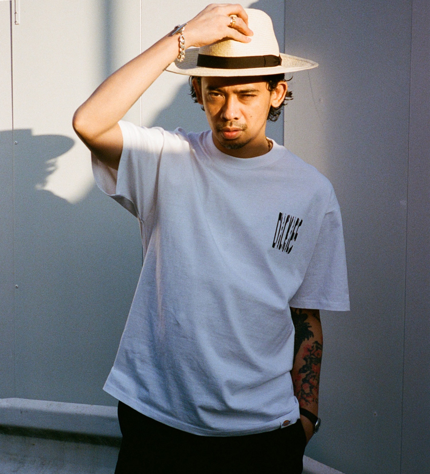 Dickies(ディッキーズ)の【Dickies xYamanobe Bros】 NOISYプリントTシャツ 半袖|トップス/Tシャツ/カットソー/メンズ|ホワイト