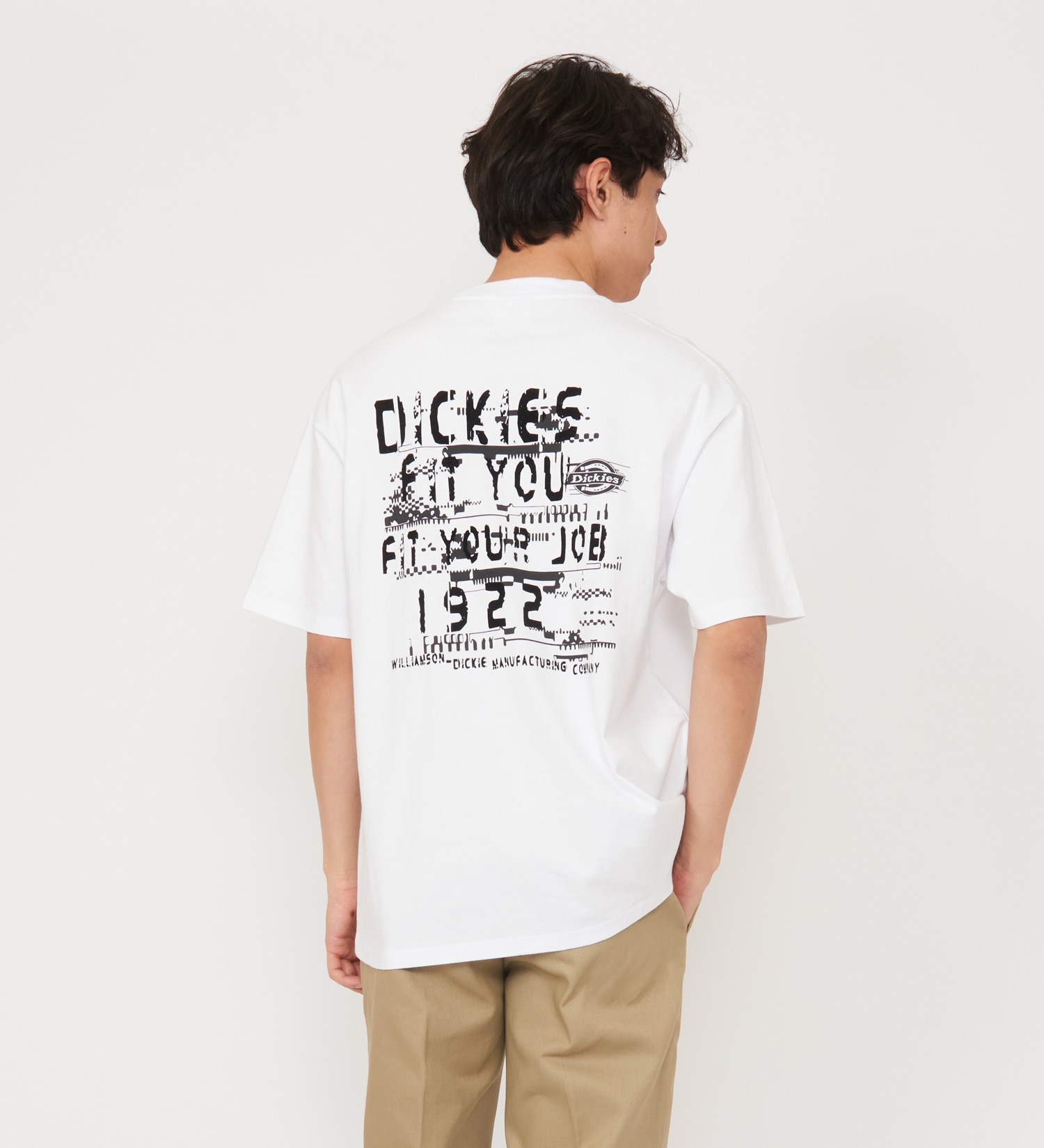 Dickies(ディッキーズ)の【Dickies xYamanobe Bros】 NOISYプリントTシャツ 半袖|トップス/Tシャツ/カットソー/メンズ|ホワイト