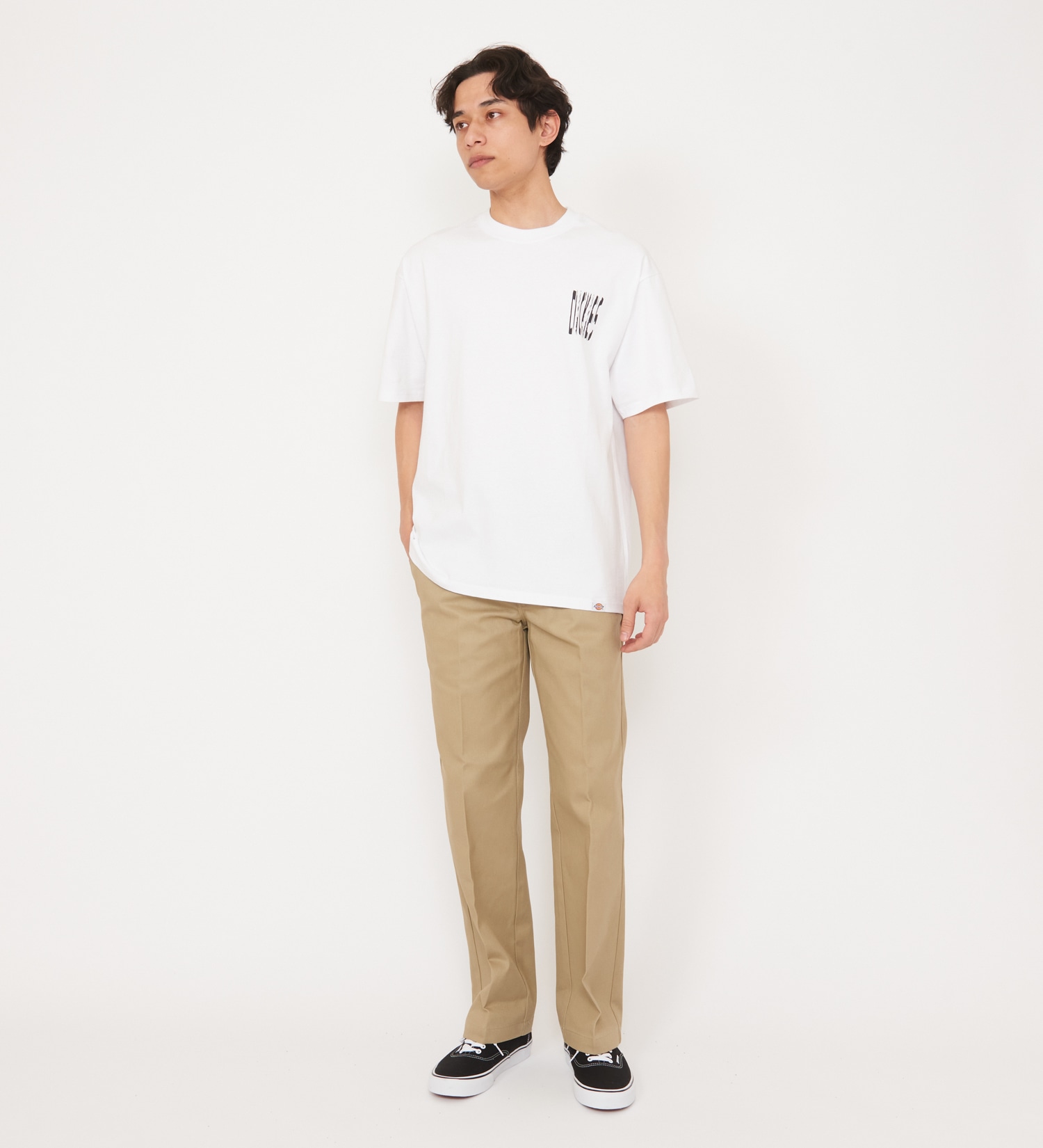 Dickies(ディッキーズ)の【Dickies xYamanobe Bros】 NOISYプリントTシャツ 半袖|トップス/Tシャツ/カットソー/メンズ|ホワイト
