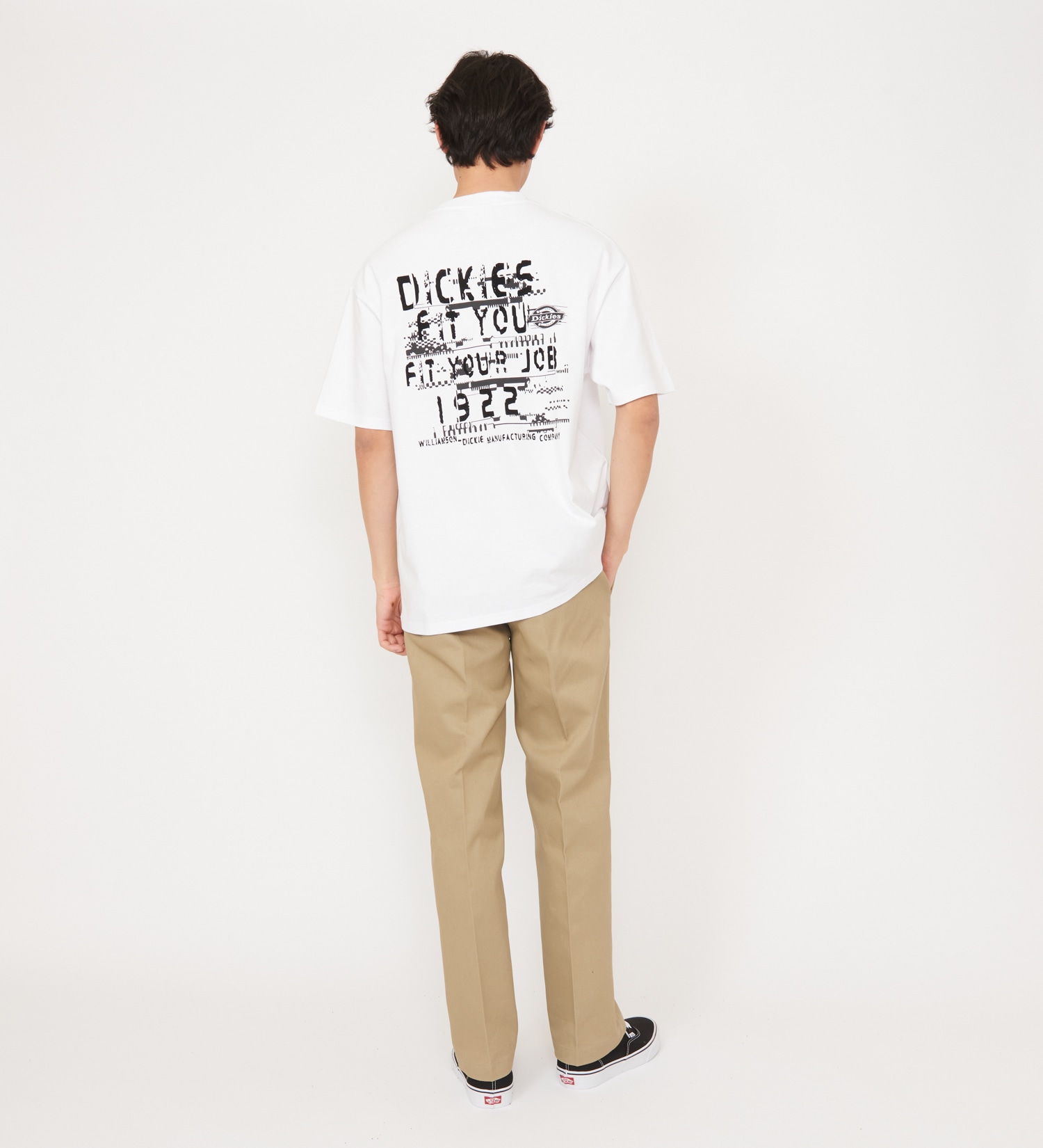 Dickies(ディッキーズ)の【Dickies xYamanobe Bros】 NOISYプリントTシャツ 半袖|トップス/Tシャツ/カットソー/メンズ|ホワイト