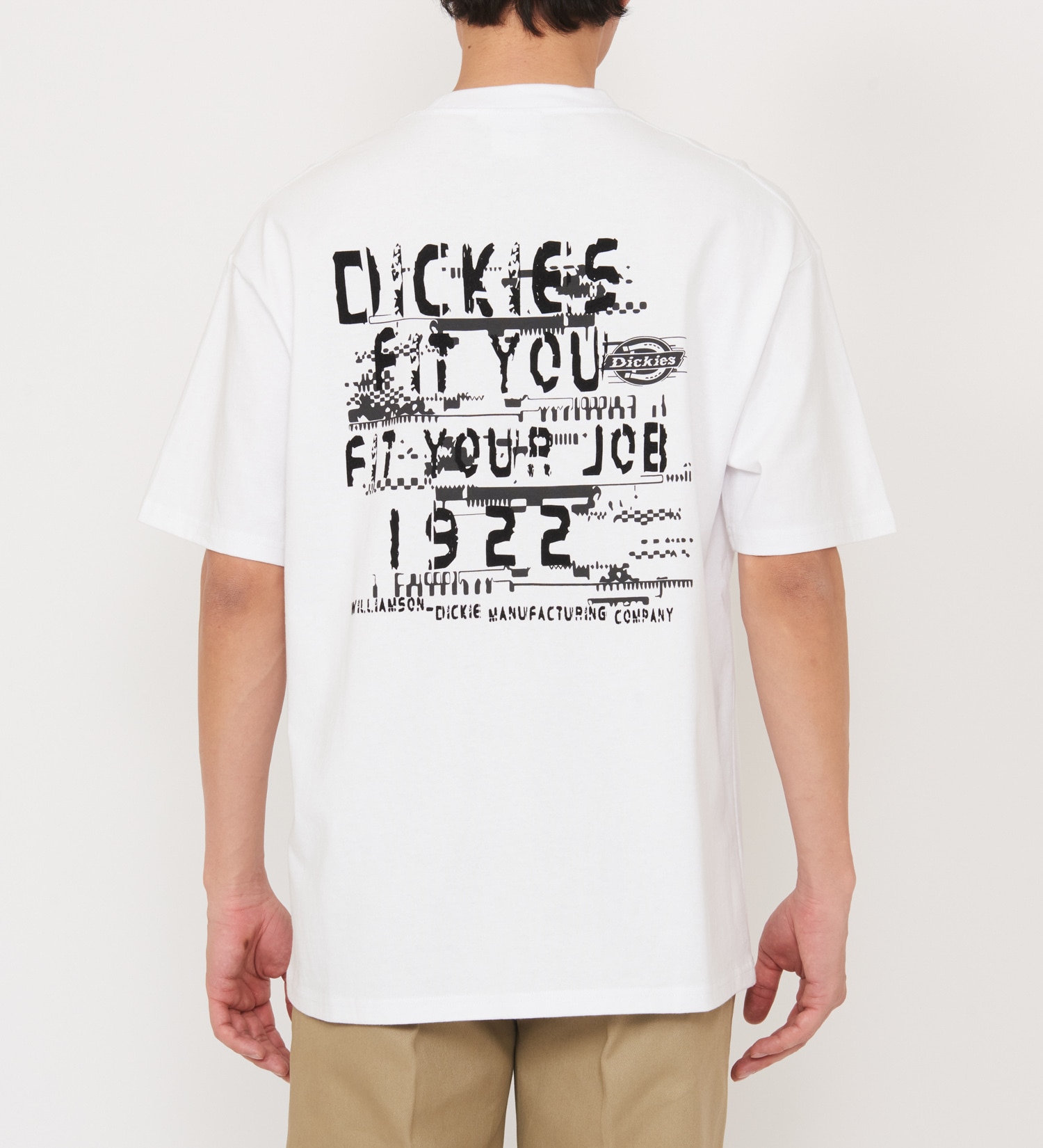 Dickies(ディッキーズ)の【Dickies xYamanobe Bros】 NOISYプリントTシャツ 半袖|トップス/Tシャツ/カットソー/メンズ|ホワイト