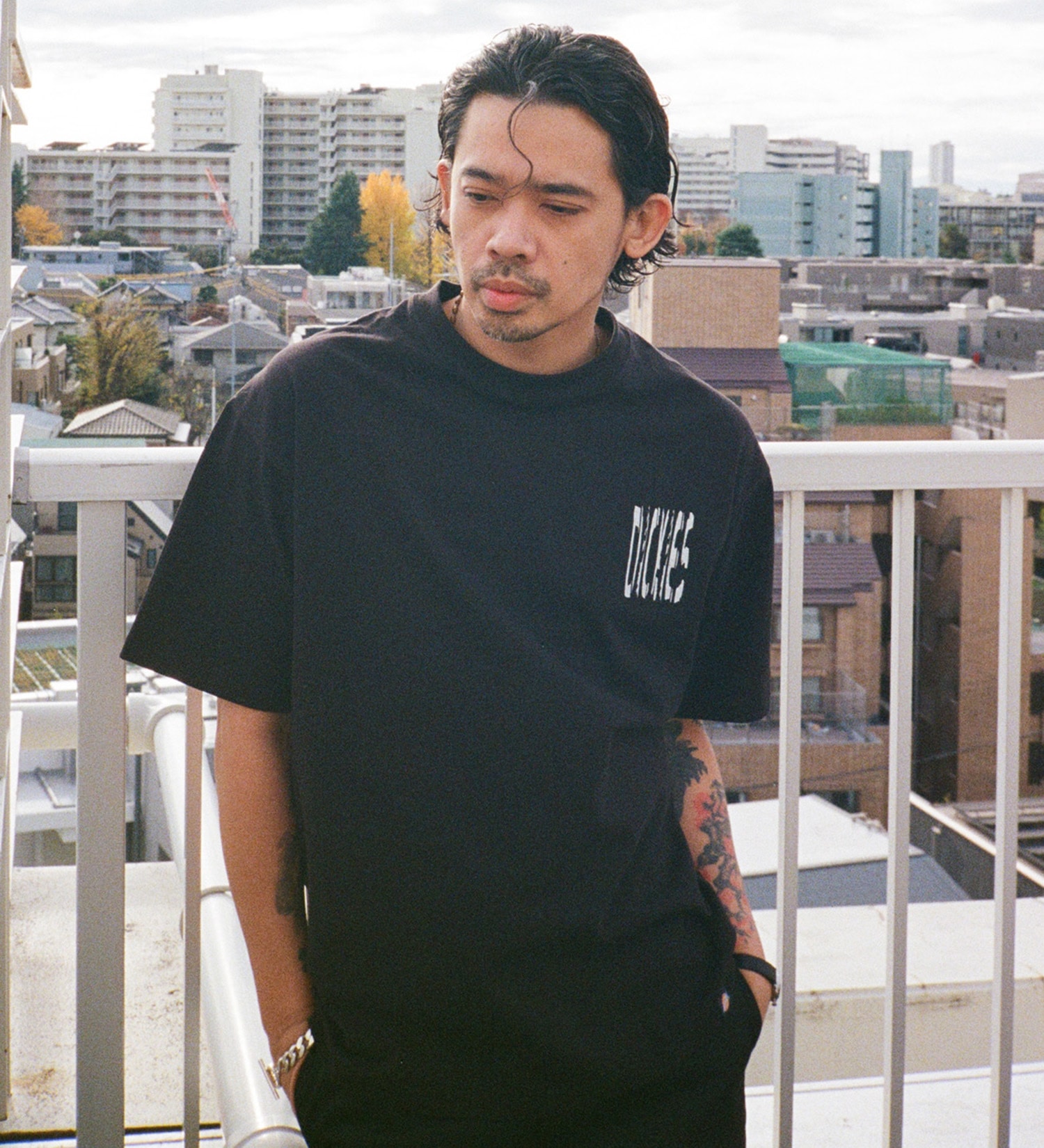 Dickies(ディッキーズ)の【Dickies xYamanobe Bros】 NOISYプリントTシャツ 半袖|トップス/Tシャツ/カットソー/メンズ|ブラック
