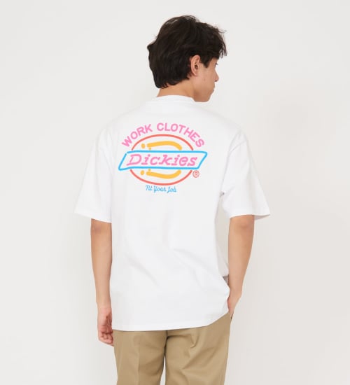 【Dickies xYamanobe Bros】NEONLOGOプリントTシャツ 半袖