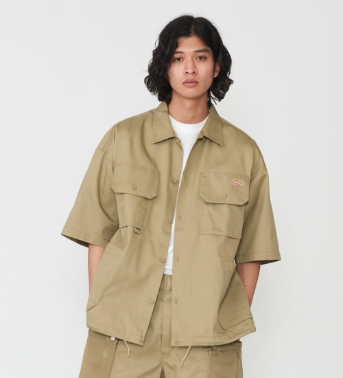 Dickies(ディッキーズ)のG.W.C ショートスリーブワークシャツ|トップス/シャツ/ブラウス/メンズ|ベージュ