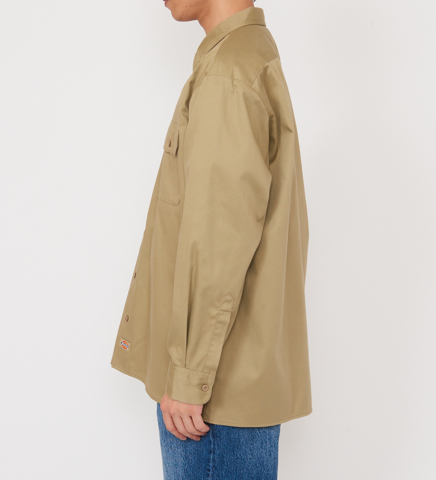Dickies(ディッキーズ)のワークシャツ 長袖 "574"|トップス/シャツ/ブラウス/メンズ|ベージュ