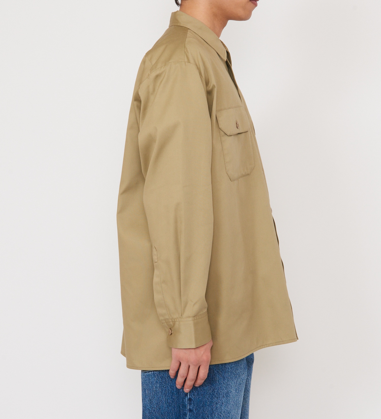 Dickies(ディッキーズ)のワークシャツ 長袖 "574"|トップス/シャツ/ブラウス/メンズ|ベージュ