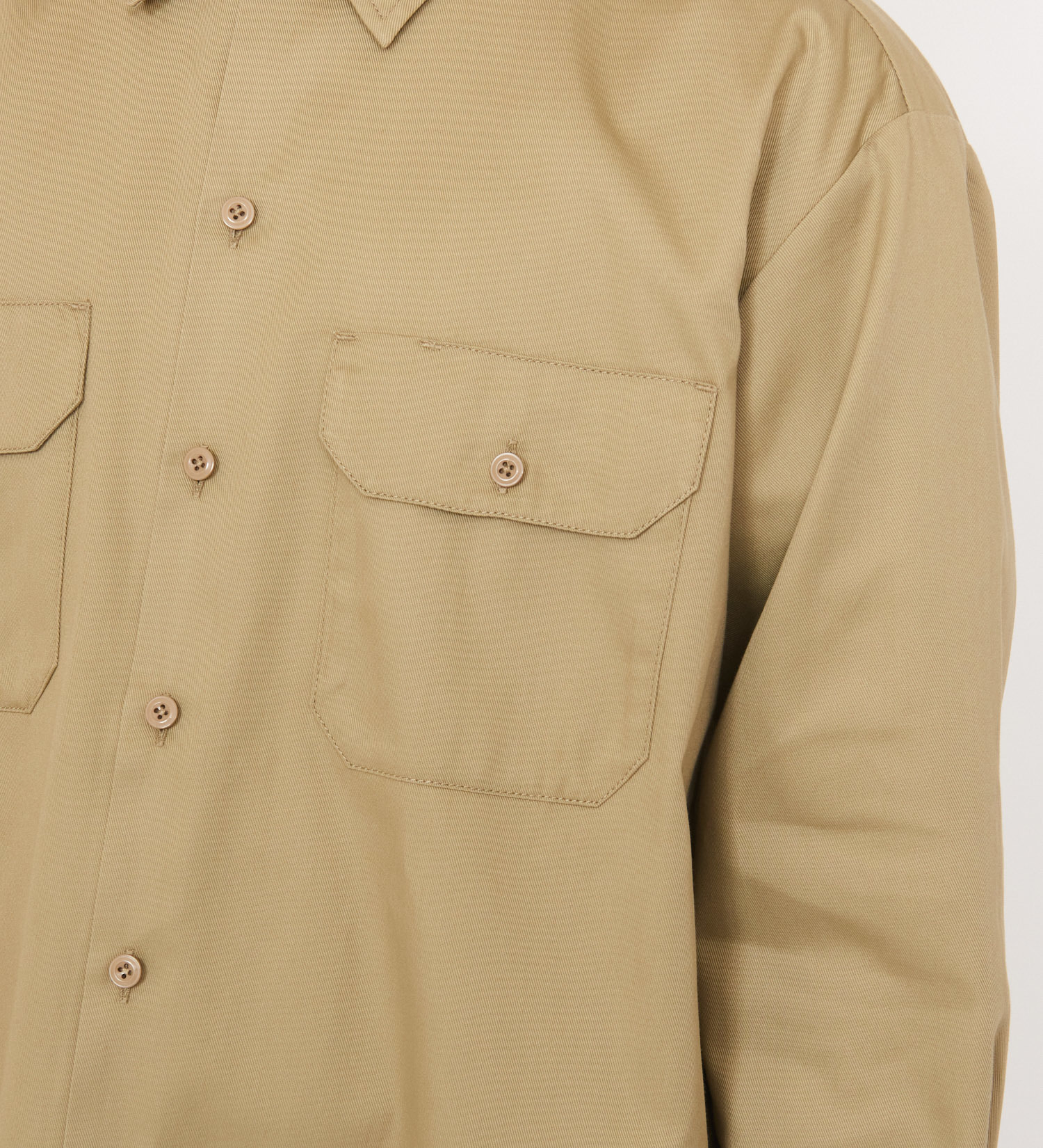 Dickies(ディッキーズ)のワークシャツ 長袖 "574"|トップス/シャツ/ブラウス/メンズ|ベージュ