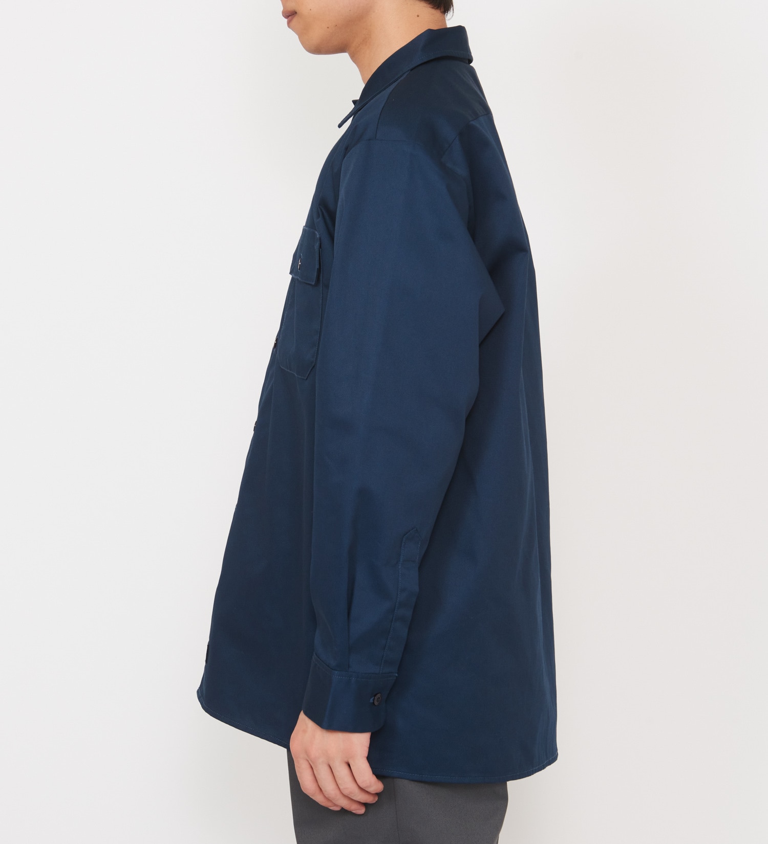 Dickies(ディッキーズ)のワークシャツ 長袖 "574"|トップス/シャツ/ブラウス/メンズ|ネイビー