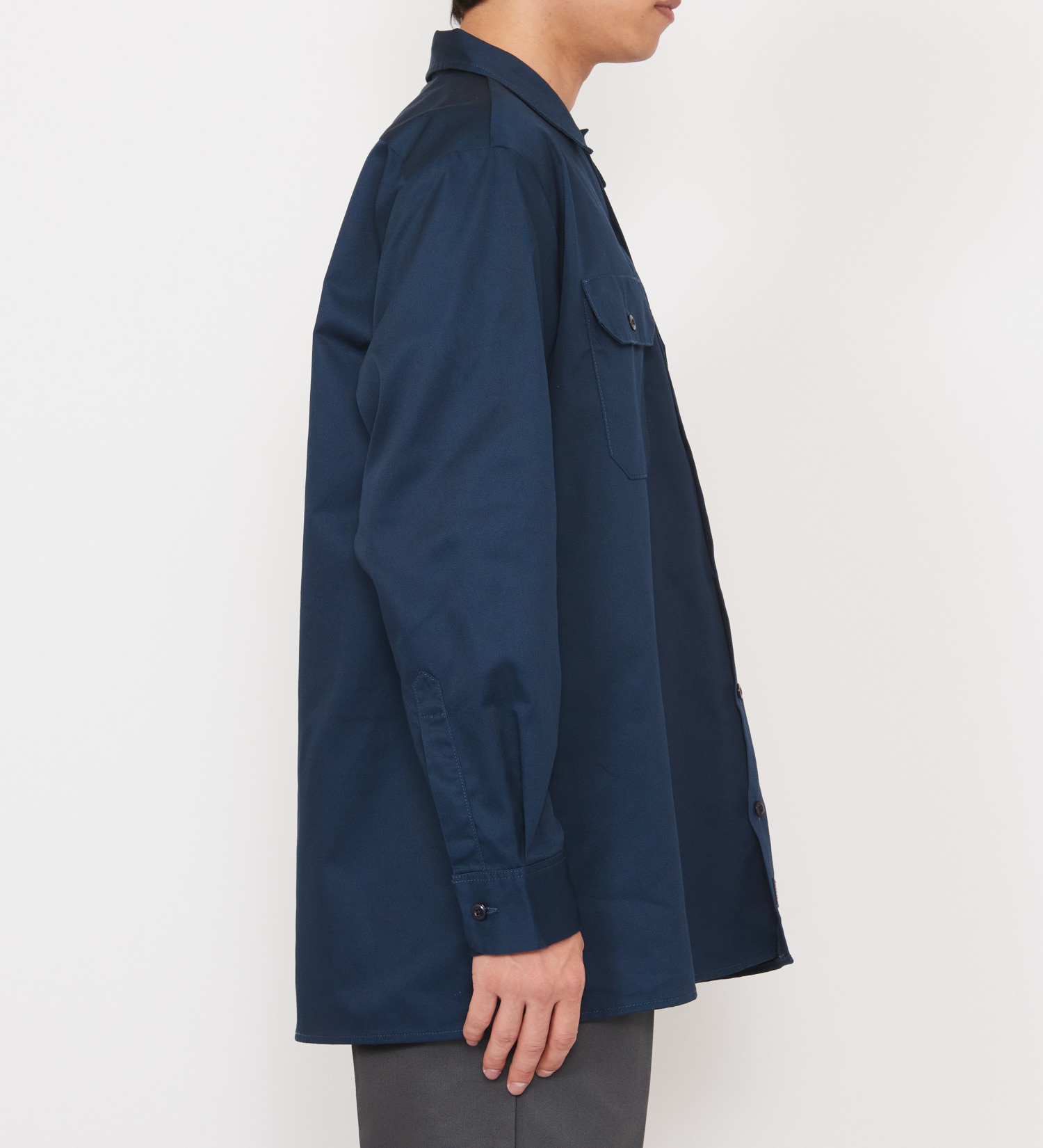 Dickies(ディッキーズ)のワークシャツ 長袖 "574"|トップス/シャツ/ブラウス/メンズ|ネイビー