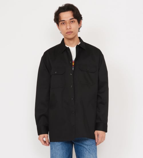 Dickies(ディッキーズ)のワークシャツ 長袖 "574"|トップス/シャツ/ブラウス/メンズ|ブラック